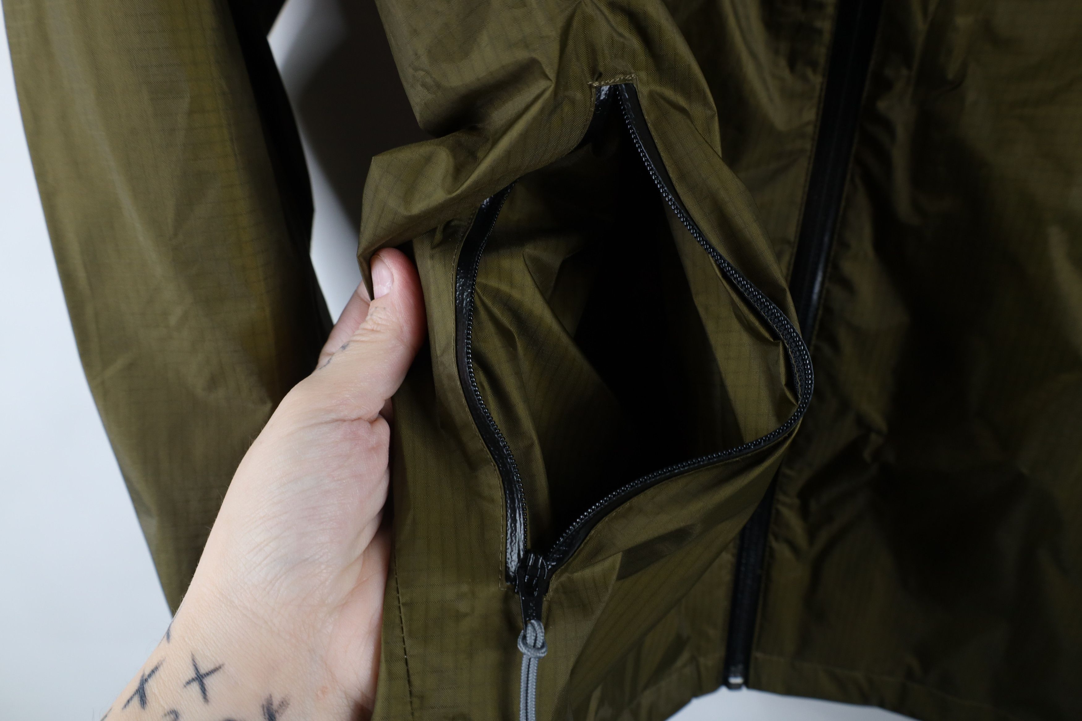 Vintage Tenkara USA Fishing Fly Weight Waterproof Hooded Rain Jacket Size US S / EU 44-46 / 1 - 6 Thumbnail