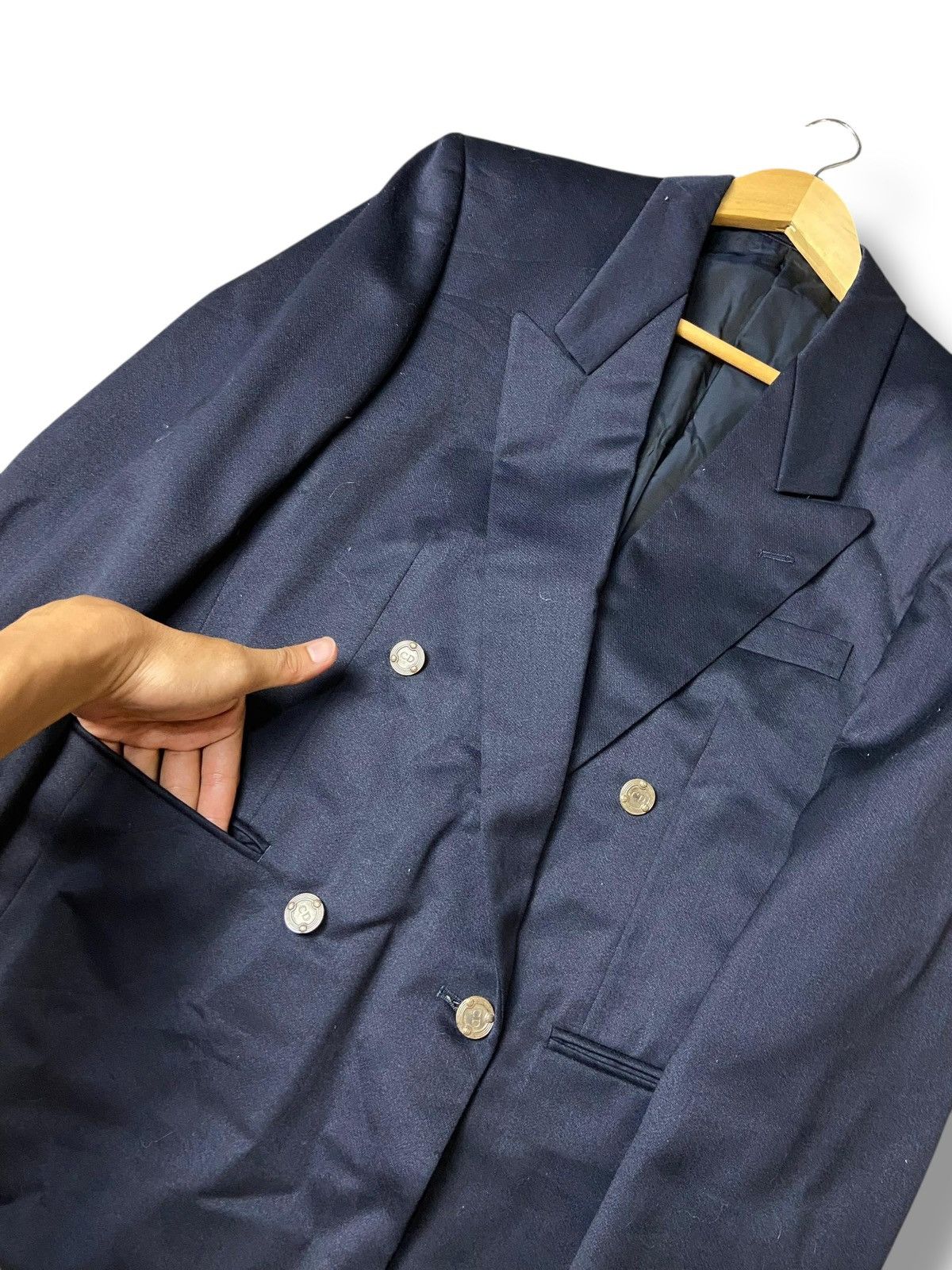 Christian Dior Monsieur Christian Dior Monsieur Double Breasted Blazer (149) Size US XXS / EU 40 - 2 Thumbnail