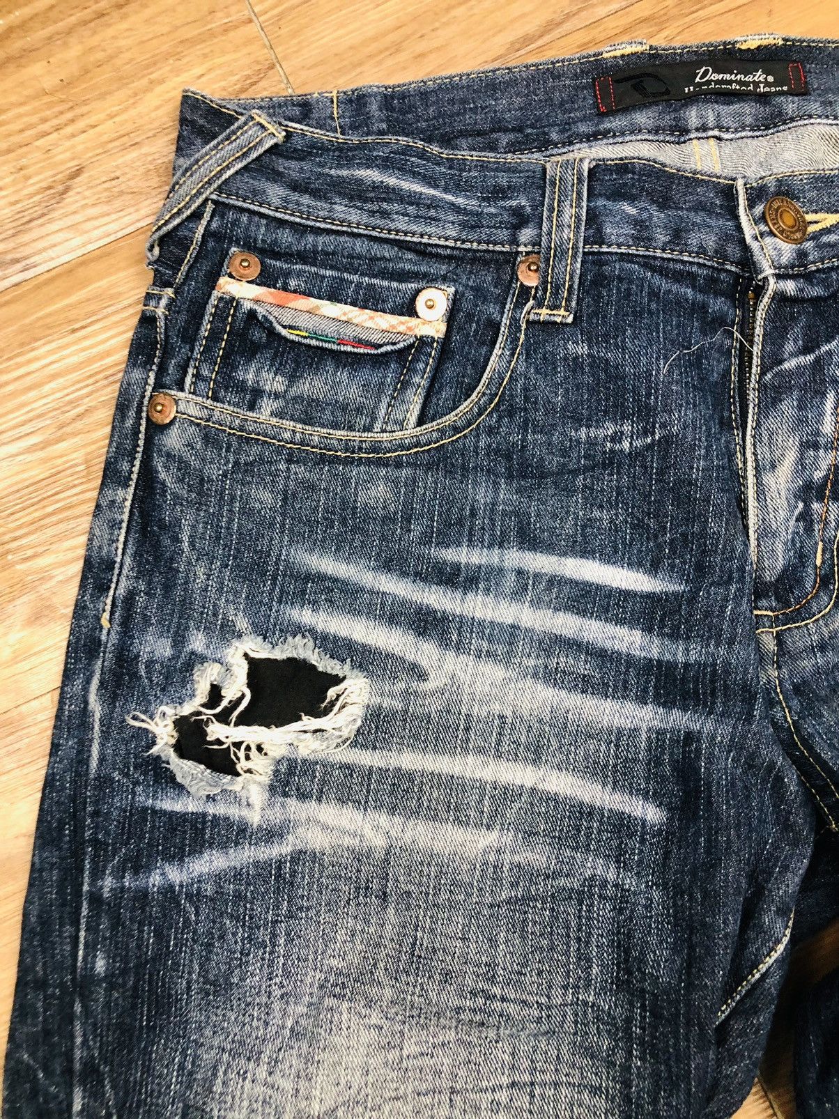 Japanese Brand Dominate Handcrafted Jeans (33) Size US 32 / EU 48 - 5 Thumbnail