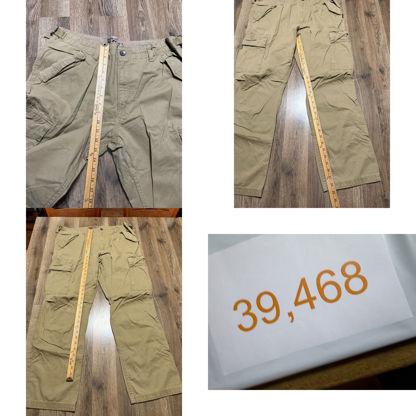 Old Navy Old Navy Pants Men's 36x32 Khaki Brown Side Pockets Straight Leg Naut? Size US 36 / EU 52 - 8 Thumbnail