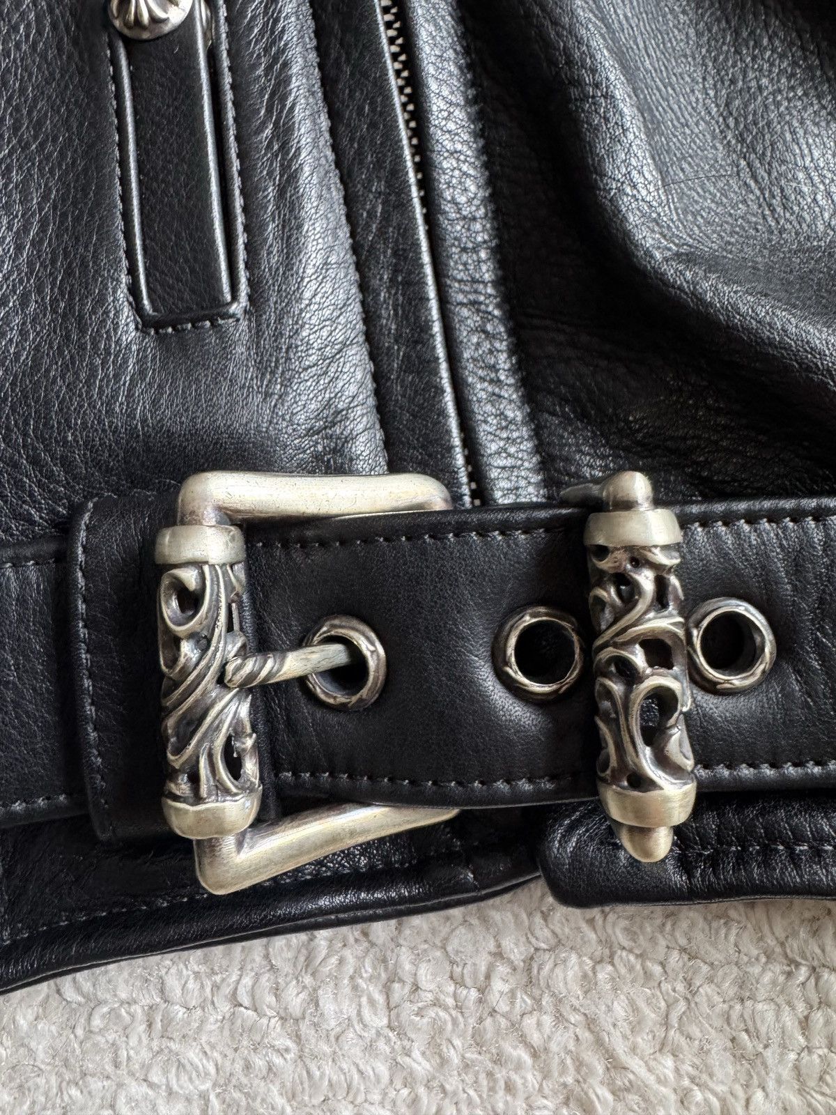 Chrome Hearts Chrome Hearts JJ Dean Full Cross Leather Jacket Size US XL / EU 56 / 4 - 13 Thumbnail