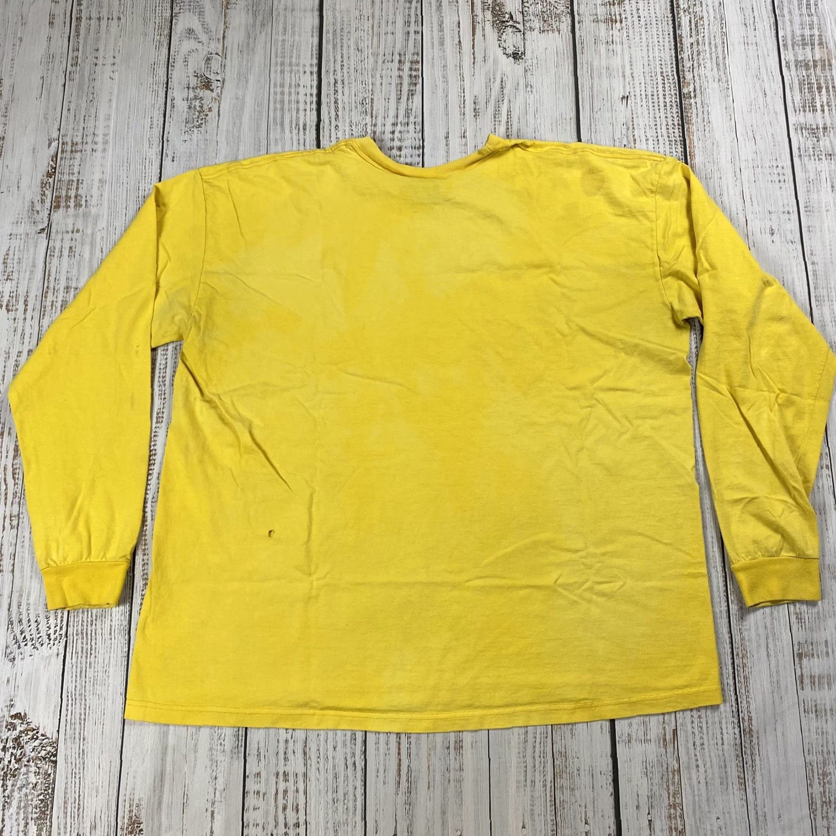 Pelle Pelle VINTAGE Pelle Pelle Long Sleeve T-Shirt Men 2XL Yellow Hip Hop Graphic Rap Tee 2000s XXL Mens Size US XXL / EU 58 / 5 - 7 Thumbnail