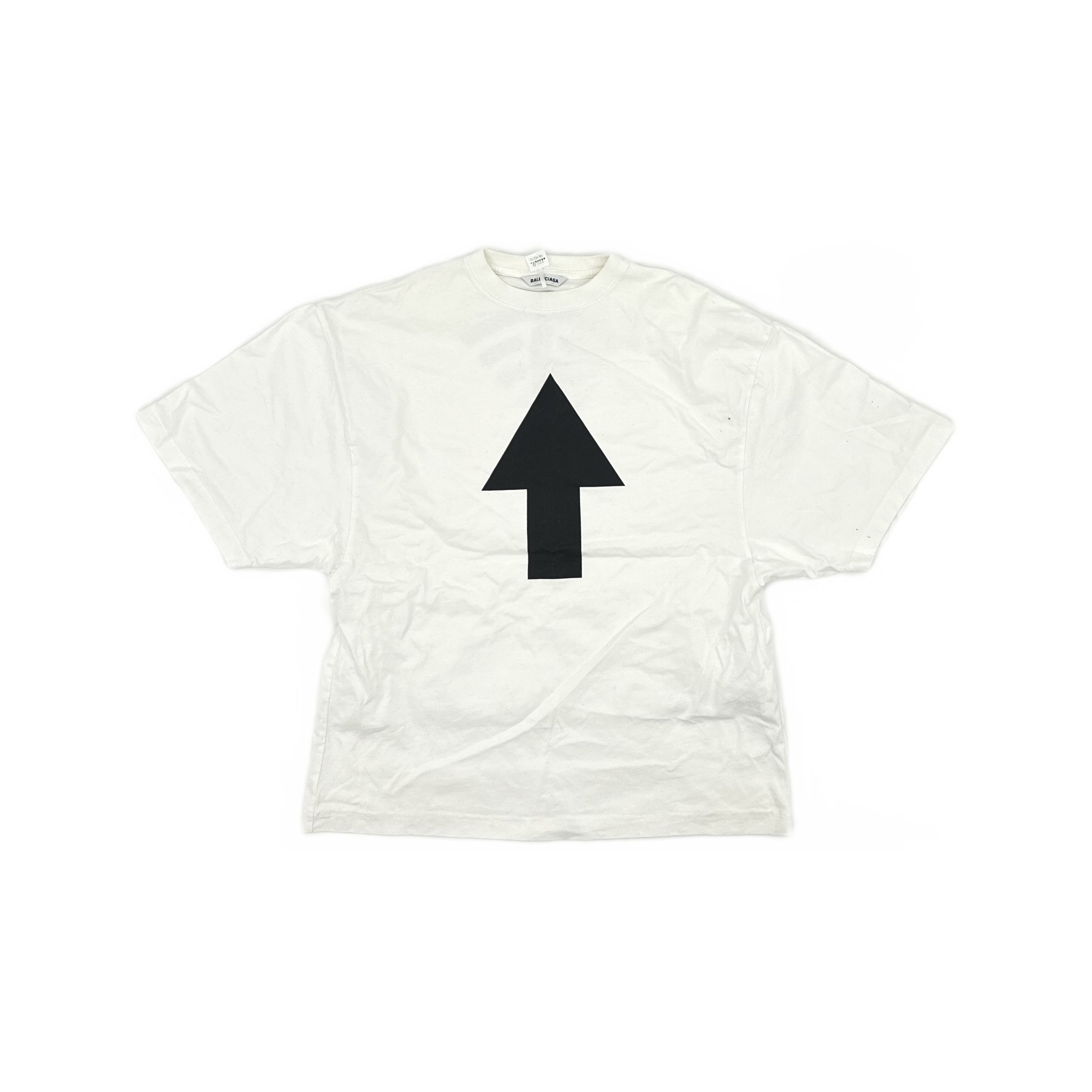 Balenciaga Balenciaga Arrow Print T-Shirt XS Size US XS / EU 42 / 0 - 1 Thumbnail