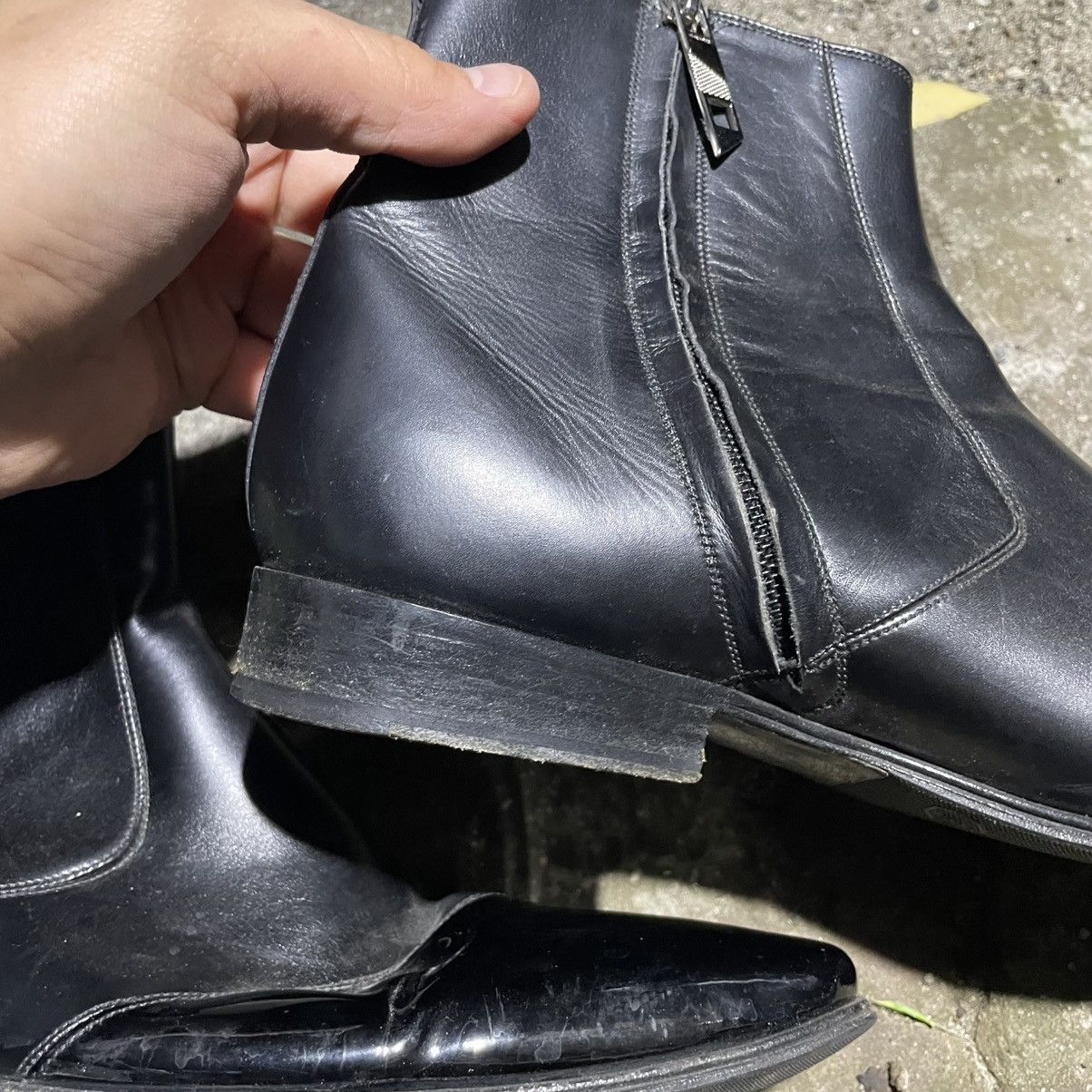 Dior Dior Homme Leather Noir Boots by Hedi Slimane Assche shoes Size US 10 / EU 43 - 4 Thumbnail