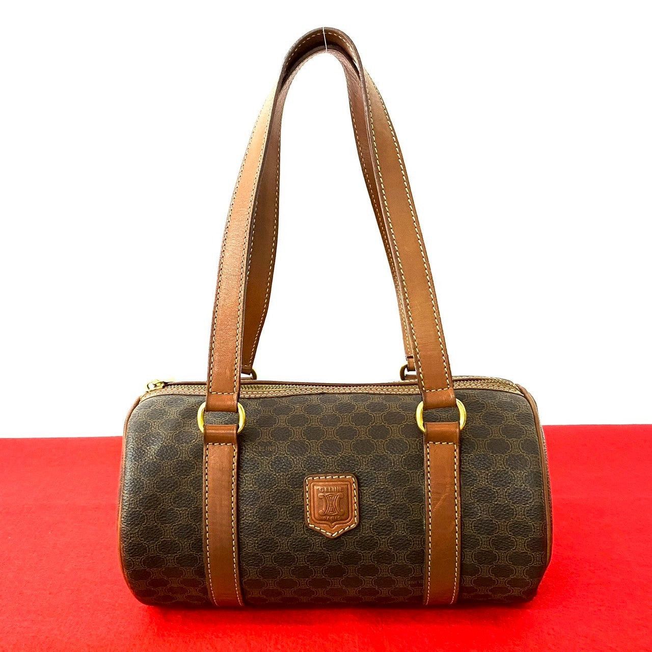 Celine Celine Handbag Brown Leather Size ONE SIZE - 1 Thumbnail