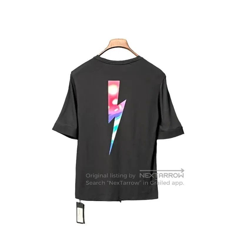 Neil Barrett NeIL Barrett Black Cotton Graphic Short Sleeve T-Shirt . Size US S / EU 44-46 / 1 - 2 Thumbnail
