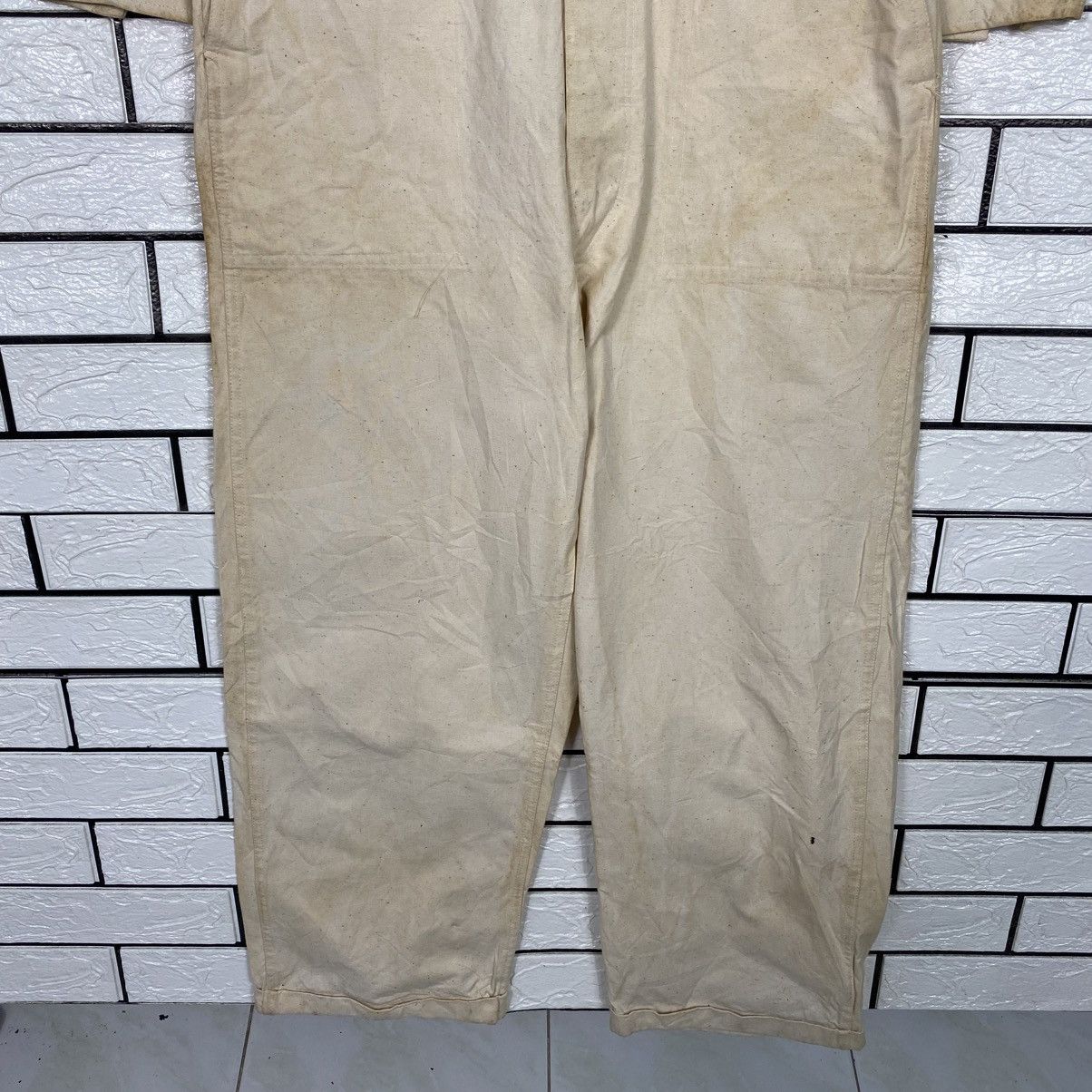 Japanese Brand Tokyo Hino Diesel Coverall Worker Duck Canvas Detroit Size US 30 / EU 46 - 7 Thumbnail