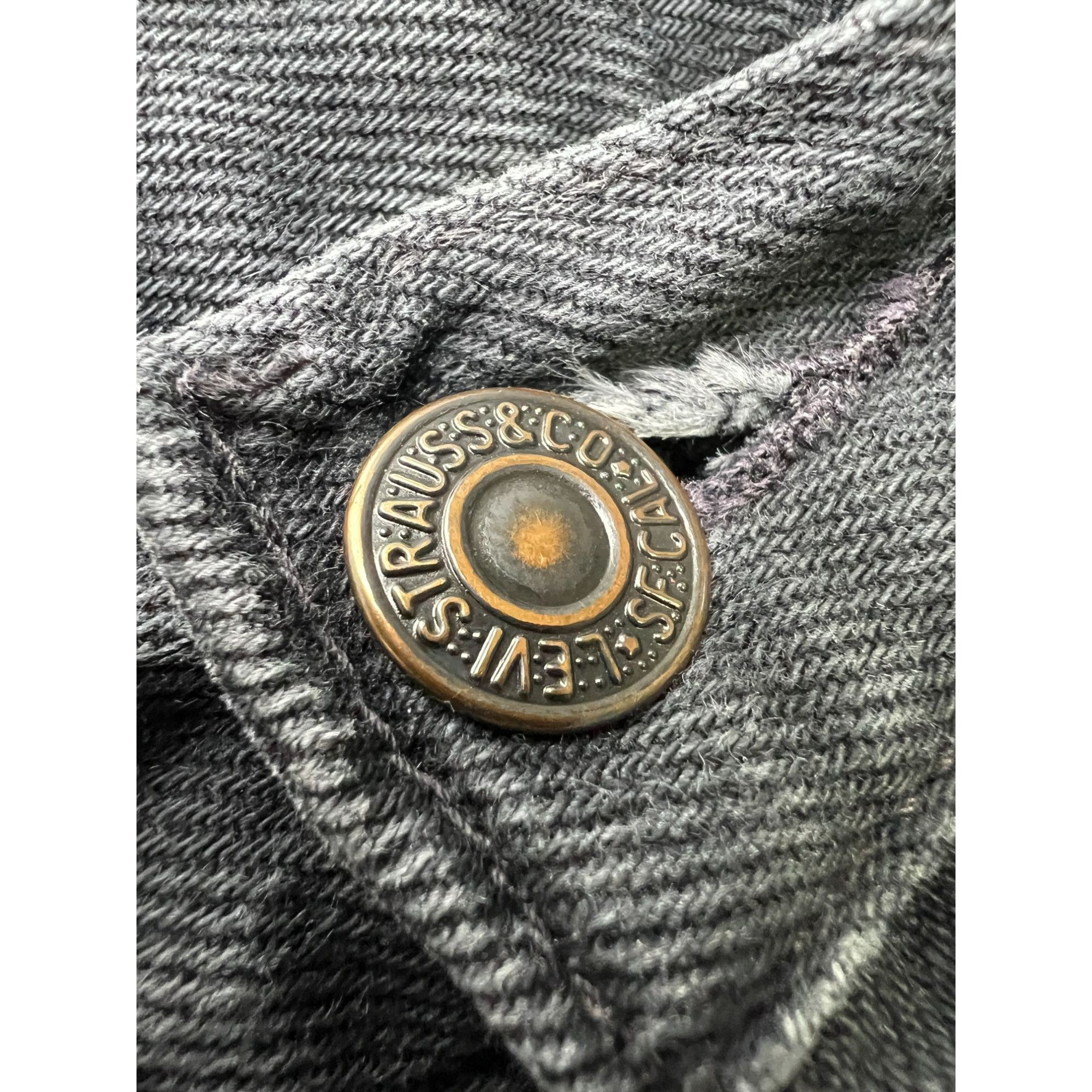 Levi's Vintage Clothing Levi’s 615 Orange Tab Vintage Black Denim Jeans (Y1050) Size US 33 - 5 Thumbnail