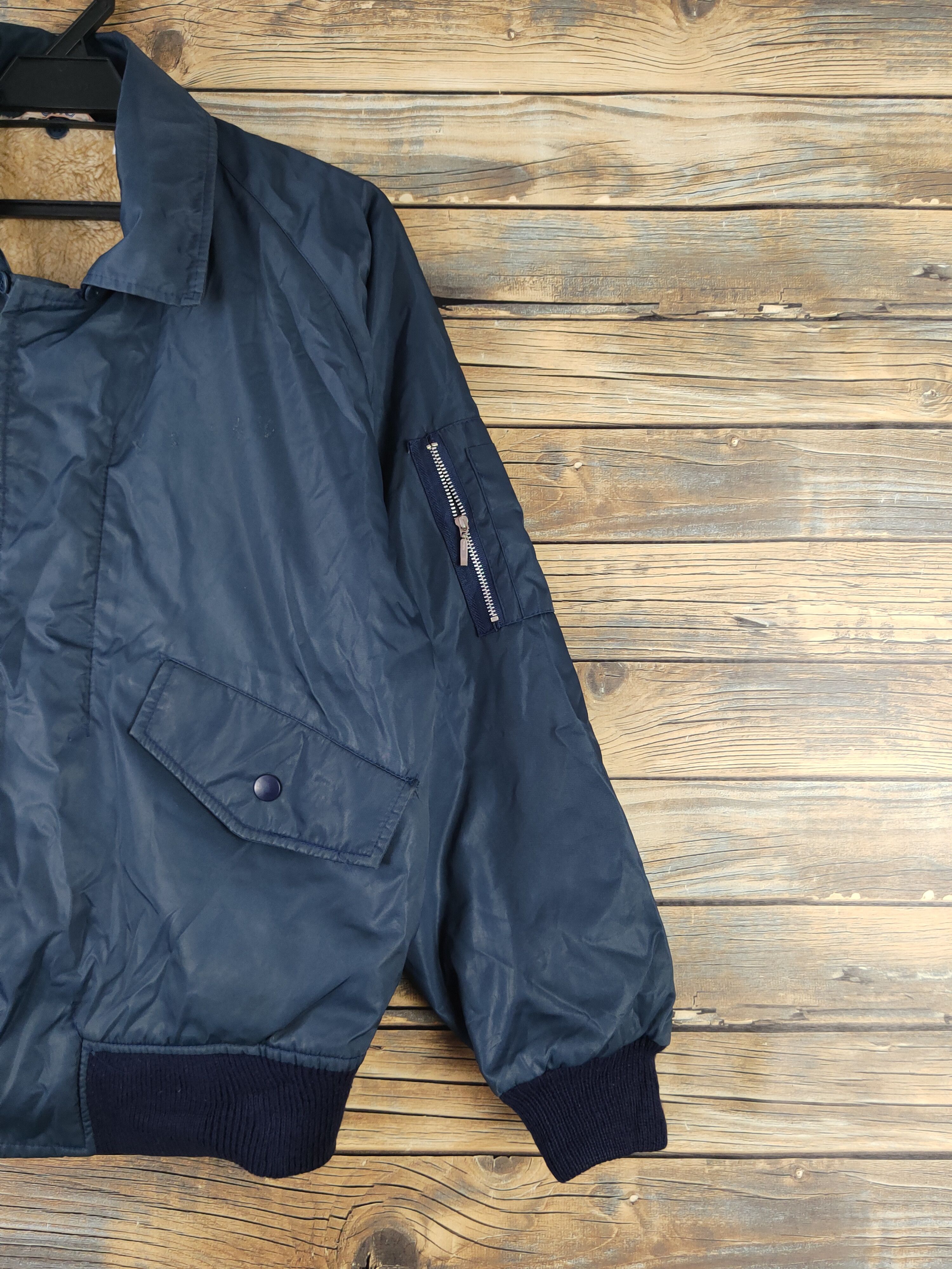 Japanese Brand DL 1990s Vintage OHC MA‑1 Bomber flight Jacket #1385 Size US M / EU 48-50 / 2 - 7 Thumbnail