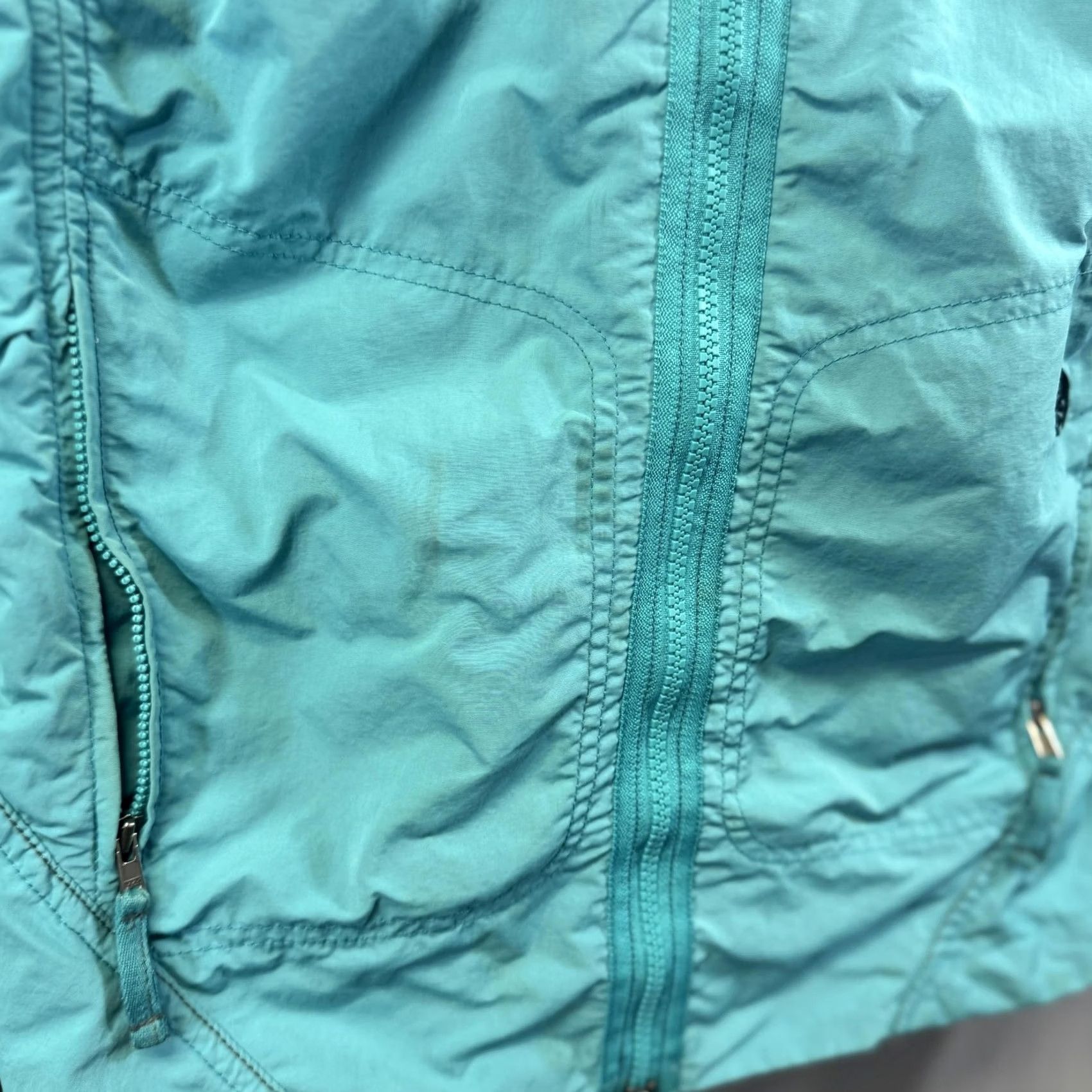Mountain Hardwear Mountain Hardwear Jacket Womens 8 Teal Hooded Full Zip Lightweight Windbreaker Jacket Womens 8 Teal Hooded Full Zip Lightweight Windbreaker Size M / US 6-8 / IT 42-44 - 3 Thumbnail