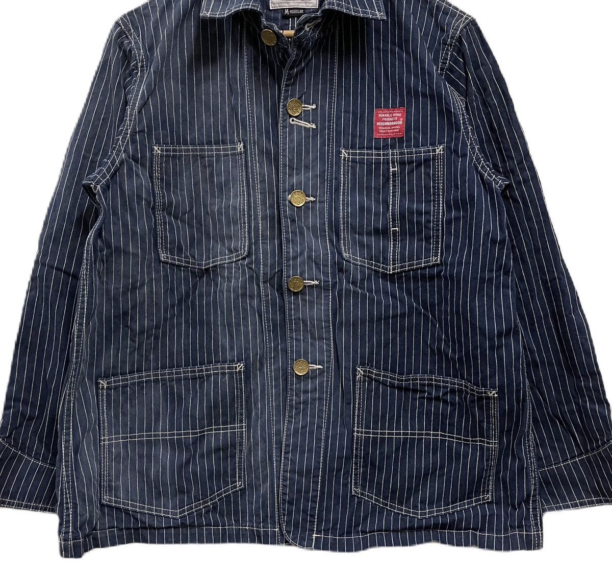 Neighborhood Neighborhood Railroad Indigo Chore Jacket Size US M / EU 48-50 / 2 - 3 Thumbnail