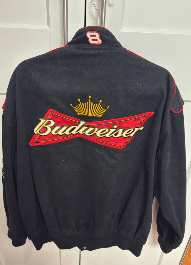 Vintage Vintage Budweiser Racing Jacket Size US XL / EU 56 / 4 - 4 Thumbnail