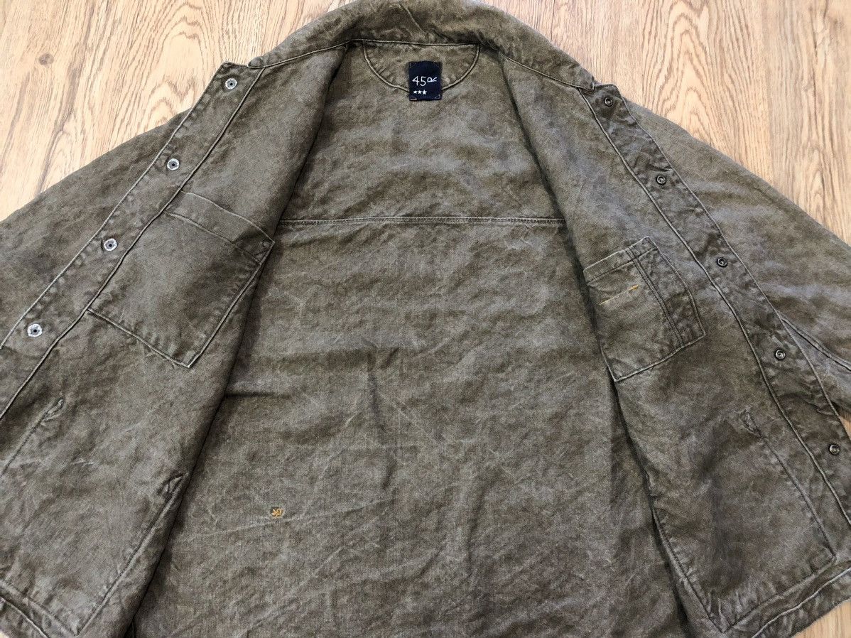 45rpm × Kapital 45rpm Japan rust linen shirt jacket Size US L / EU 52-54 / 3 - 12 Thumbnail