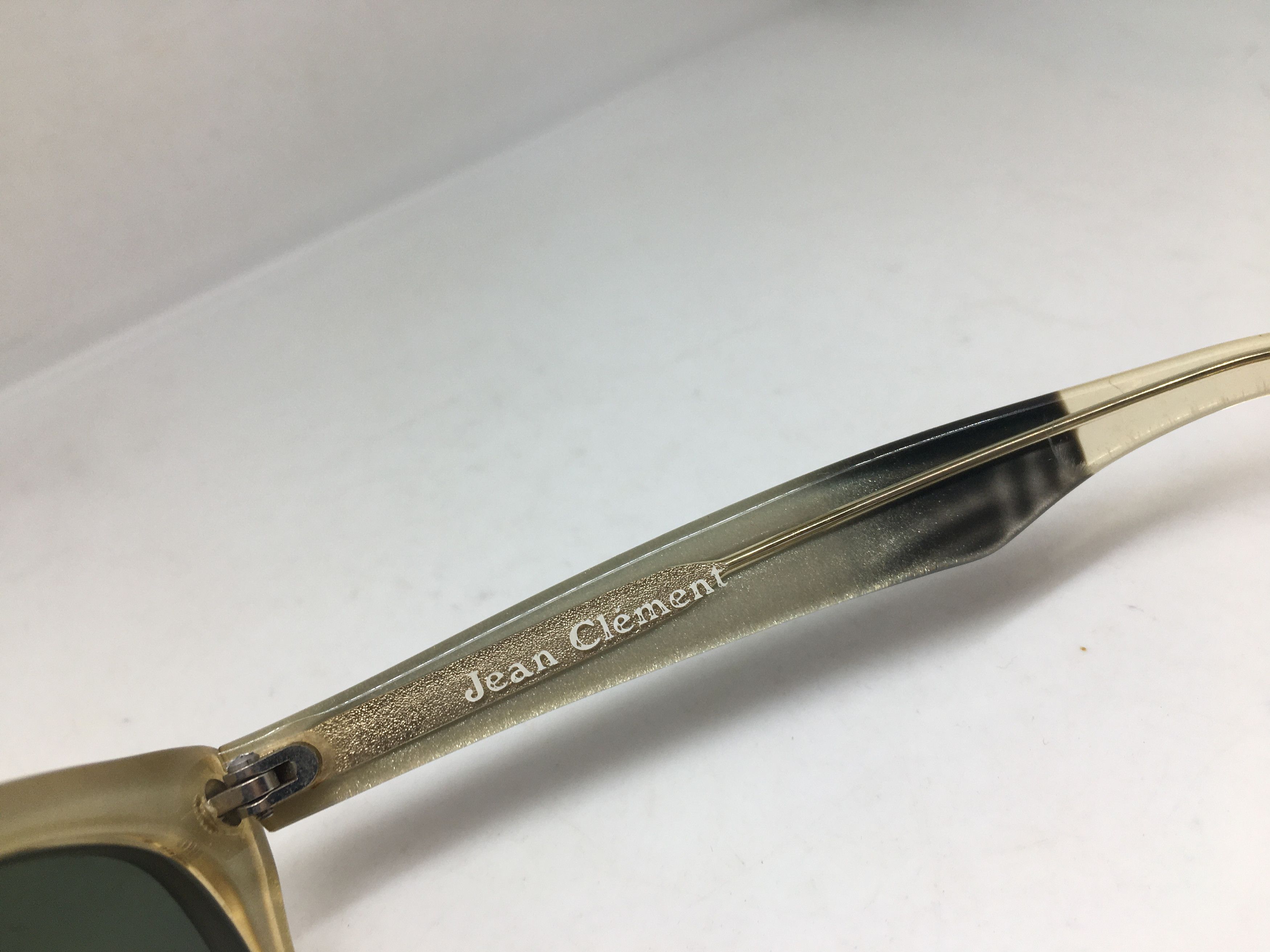 Vintage Vintage Jean Clement Louvre Handmade Sunglasses Frame Size ONE SIZE - 5 Thumbnail