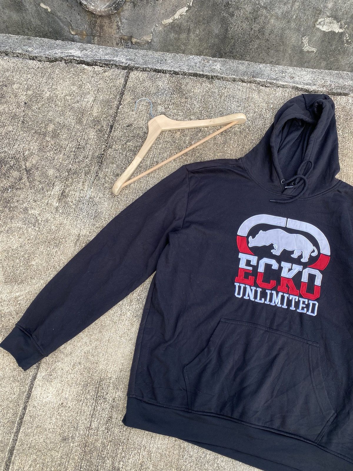🔥 Rare 🔥 Vintage Y2K Big Logo Ecko Hoodie