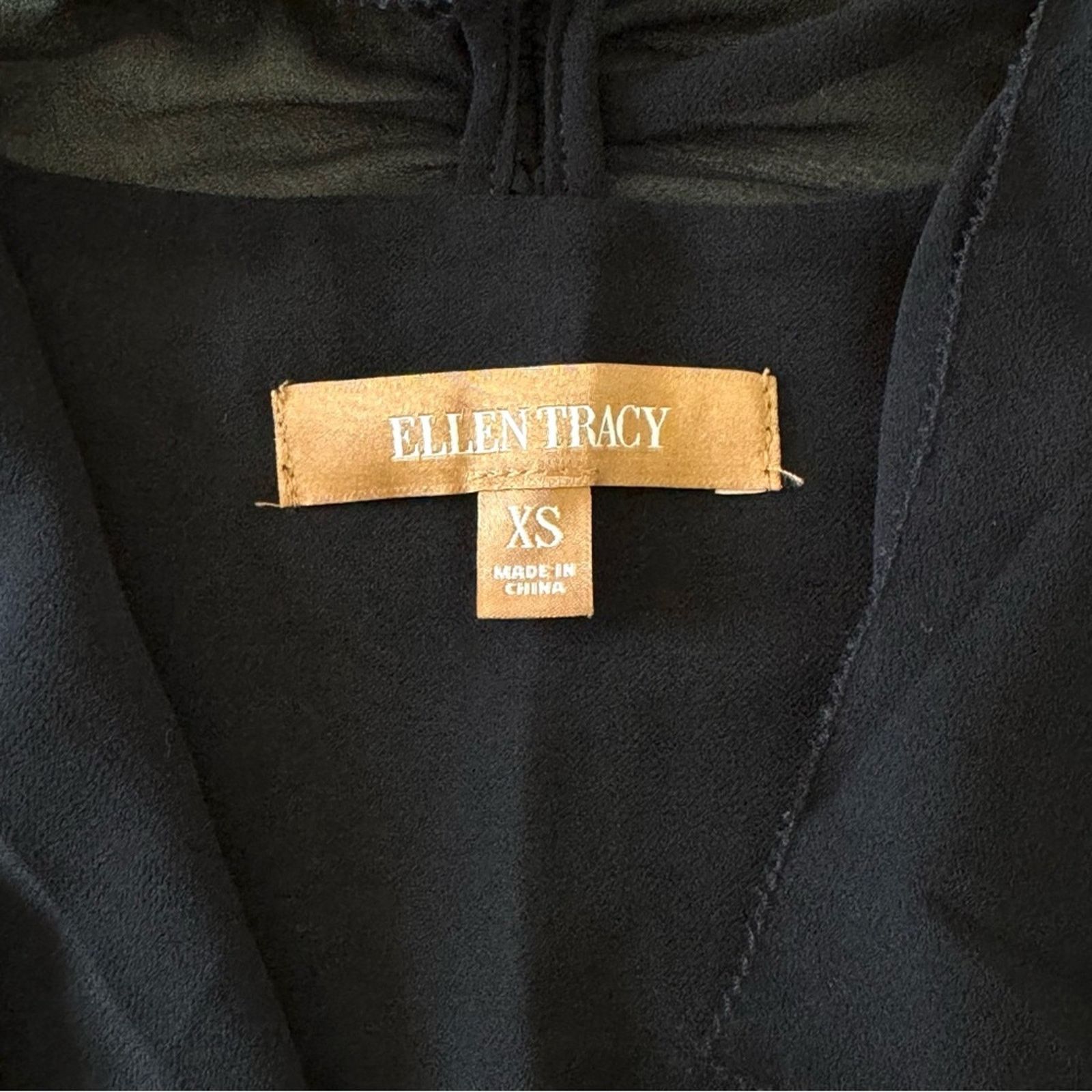 ELLERY NWT! ELLEN TRACY Black top, Size XS Size XS / US 0-2 / IT 36-38 - 7 Thumbnail