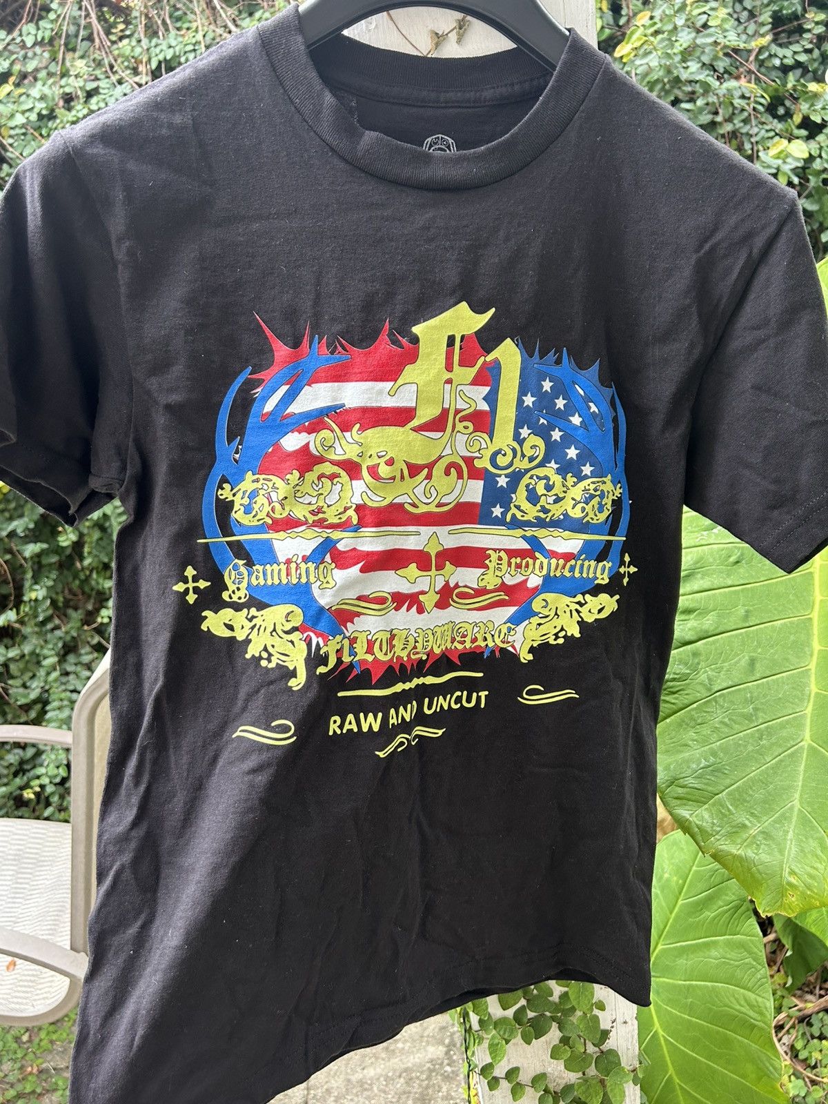 F1lthy Ware F1lthyware american flag tee Size US S / EU 44-46 / 1 - 1 Thumbnail