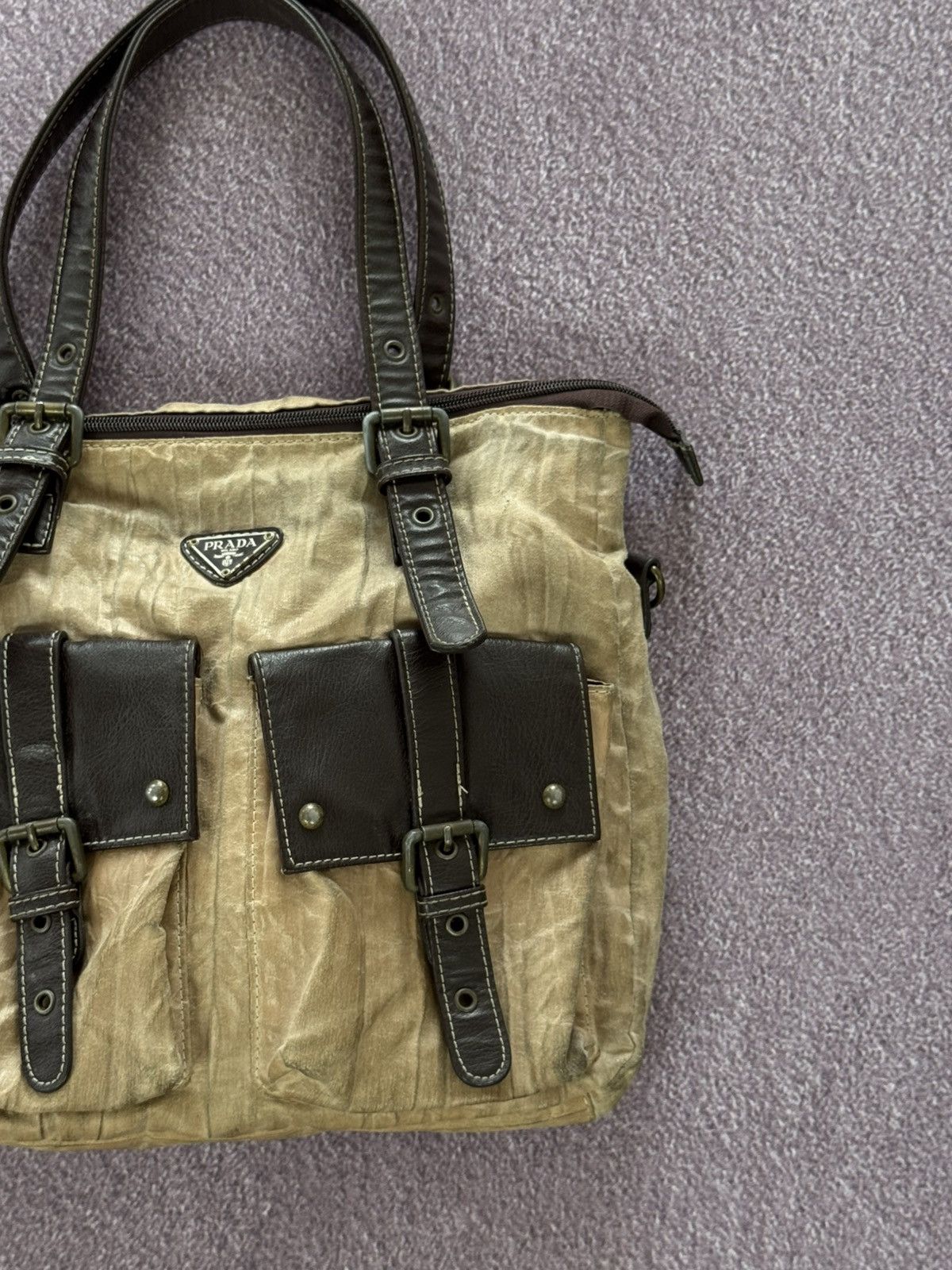 Japanese Brand Y2K Vintage Military Vibe Japanese Style Glamour Cargo Bag Size ONE SIZE - 3 Thumbnail