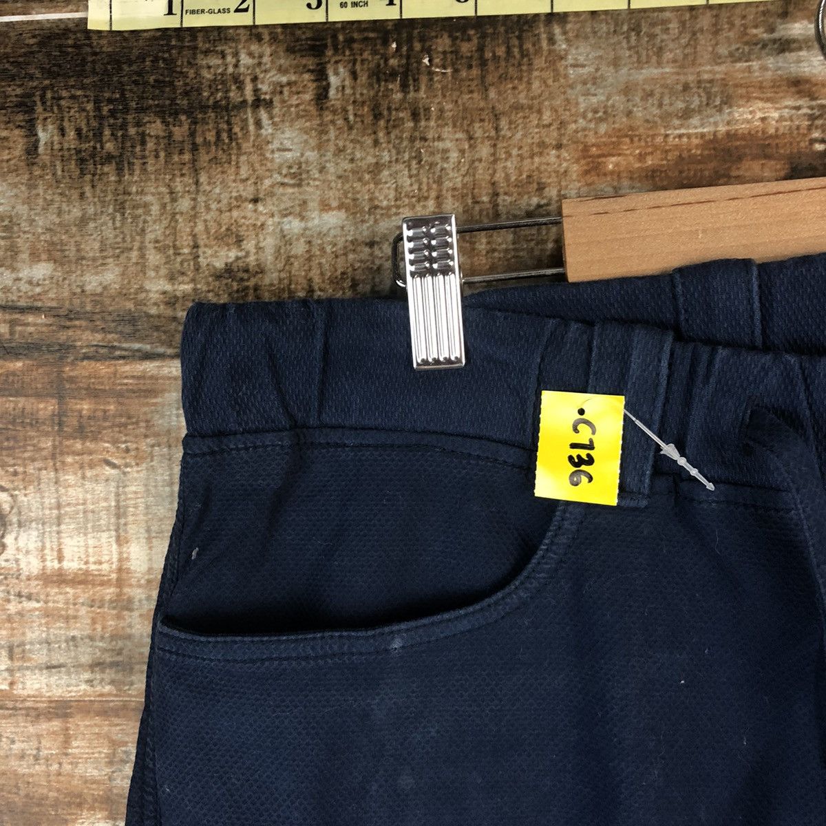 Japanese Brand DL Dope Drakkar Dark Blue Cargo Multipocket Pants #C736 Size US 32 / EU 48 - 7 Thumbnail
