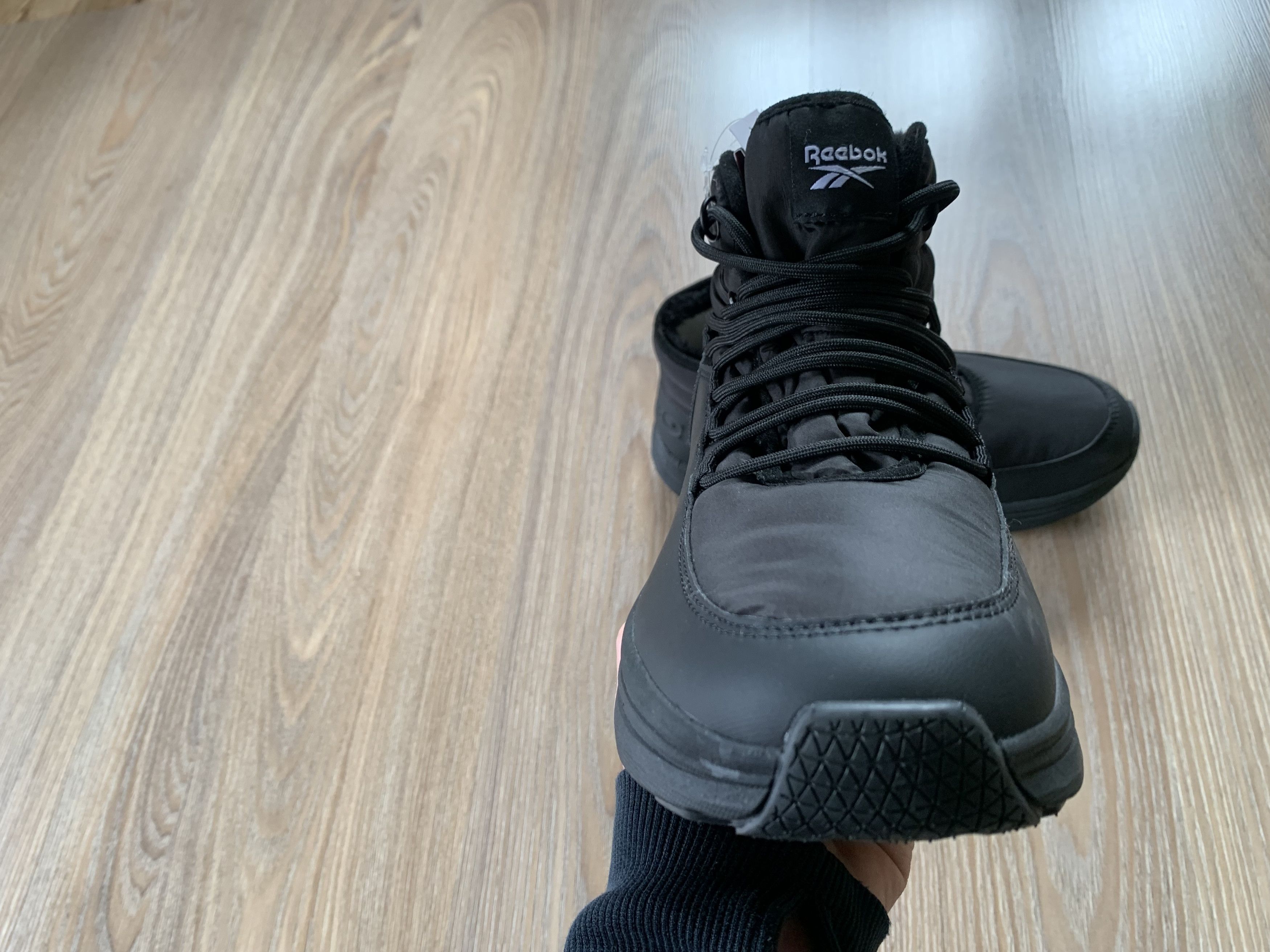 Reebok Reebok Warm Winter Black Hi Top Sneakers H1-048 WW Size US 10 / IT 40 - 4 Thumbnail