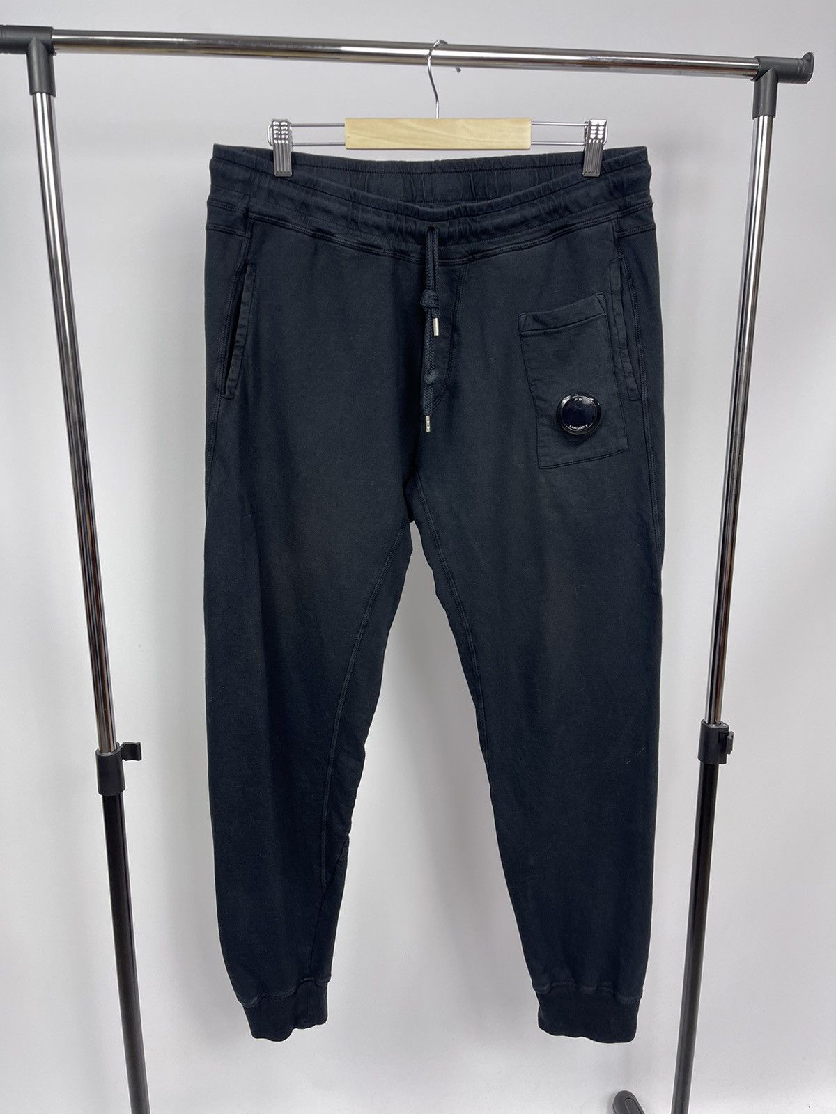 C.P. Company C.P. COMPANY Lens Cotton Track Pants Black Italy Size M Size US 34 / EU 50 - 1 Thumbnail