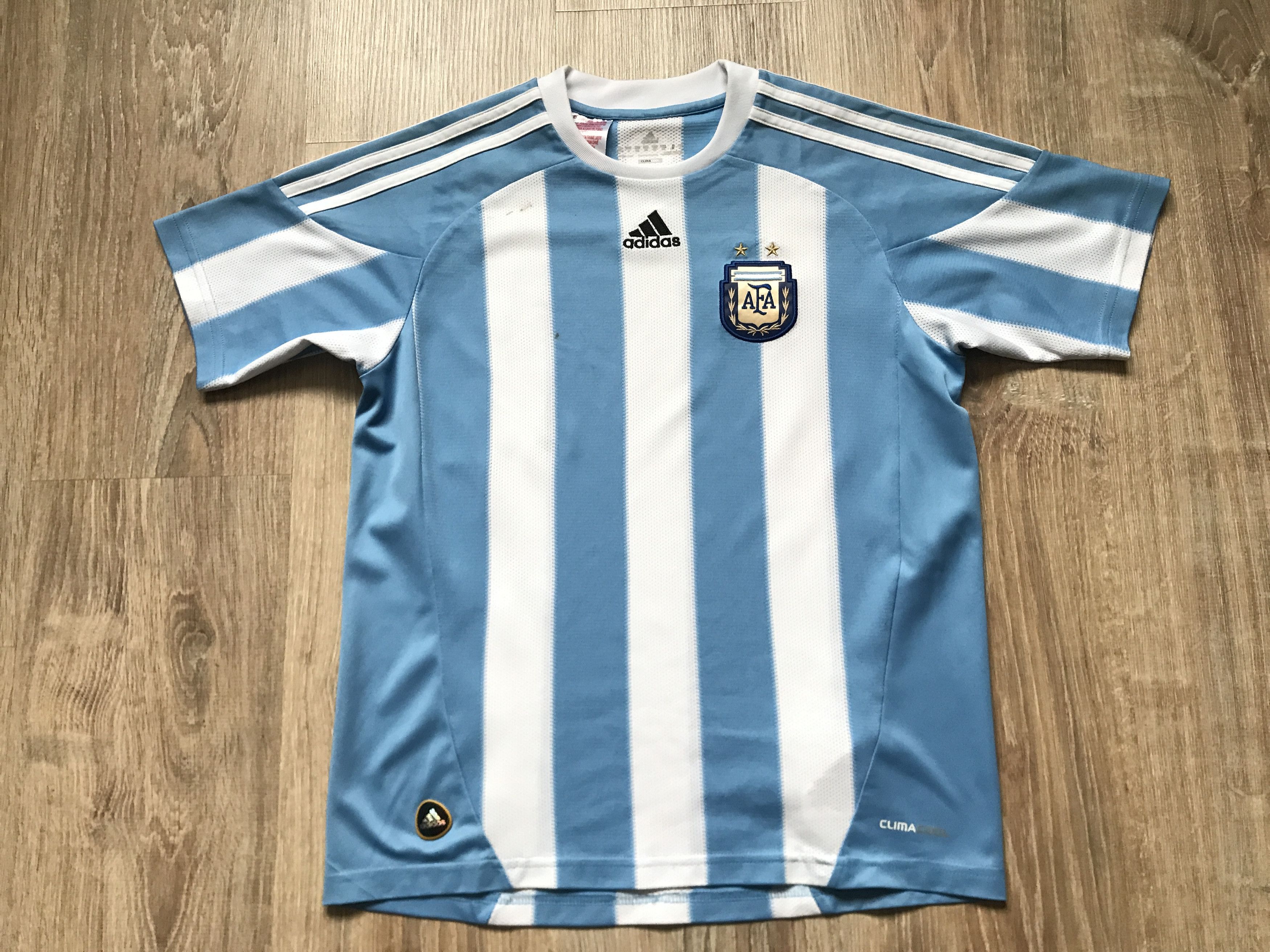 Adidas × Vintage Kids Vintage Adidas Argentina Football Shirt Size US XXS / EU 40 - 1 Thumbnail