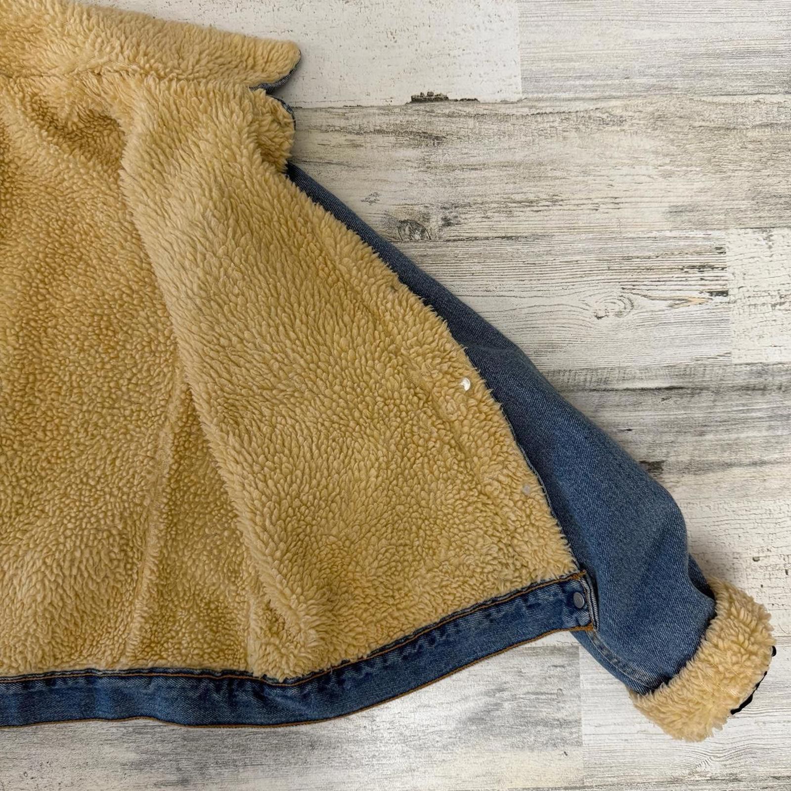 Levi's Levis Trucker Sherpa Jacket Small Womens Size S / US 4 / IT 40 - 7 Thumbnail