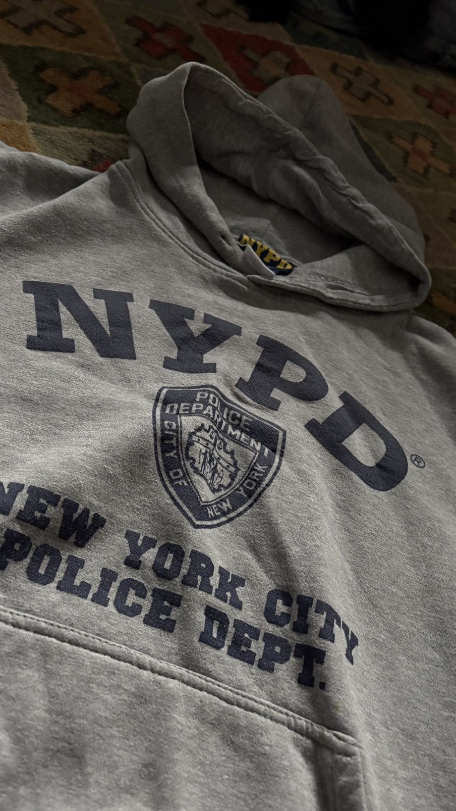 Vintage NYPD official vintage hoodie Size US L / EU 52-54 / 3 - 1 Thumbnail
