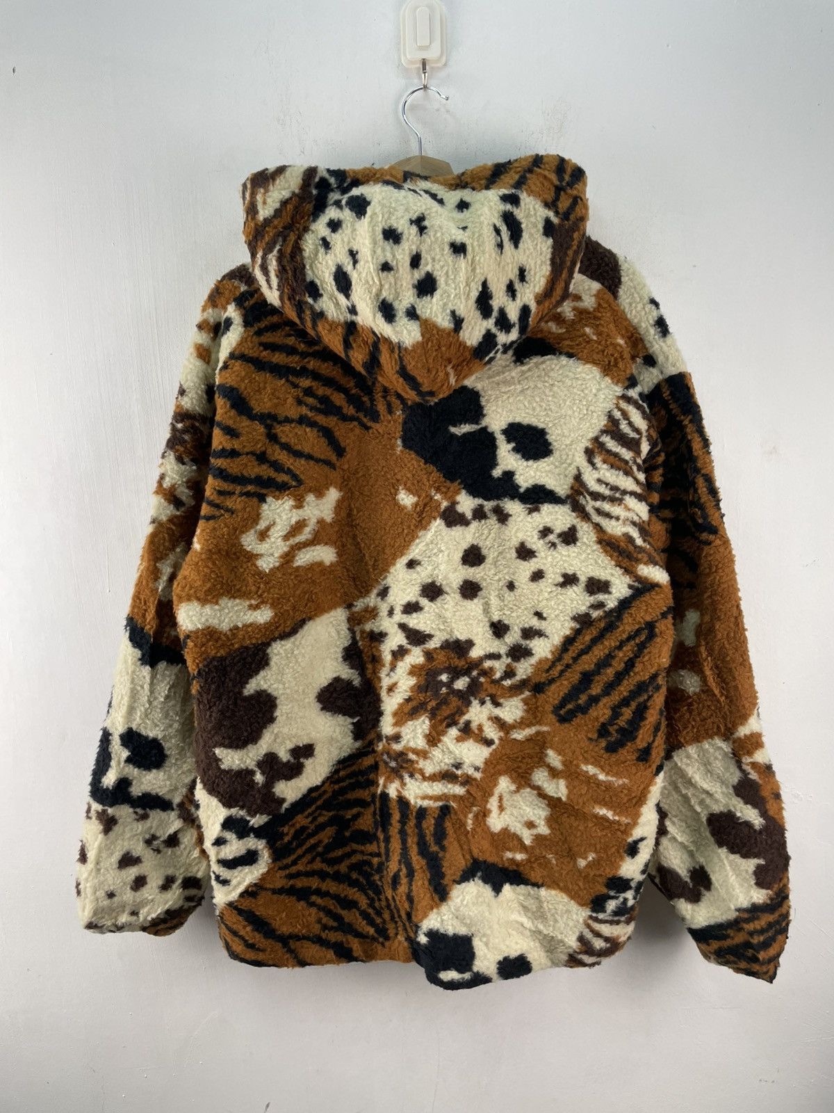 Japanese Brand Style Eyes Japan Patchwork Multicolor Pullover Fleece Jacket Size US L / EU 52-54 / 3 - 2 Thumbnail