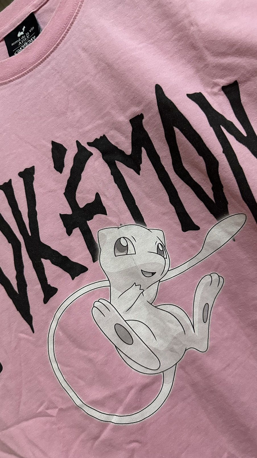 Anime × Pokemon Acme de La Vie x Pokemon Mew Pink Tshirt Size US L / EU 52-54 / 3 - 4 Thumbnail