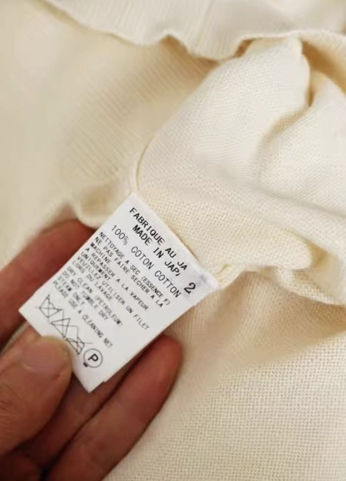 Yohji Yamamoto Yohji Yamamoto Y's Spring Loose V-Neck Short Sleeve Knit Size US S / EU 44-46 / 1 - 6 Thumbnail