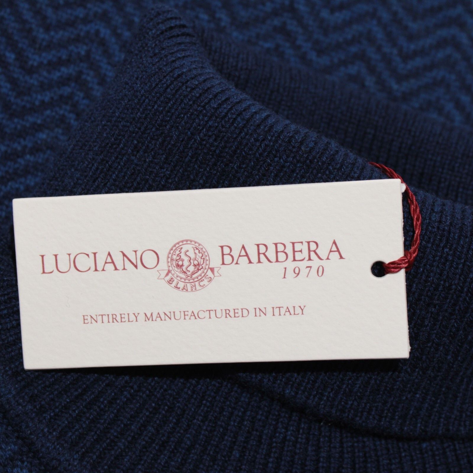 Luciano Barbera Luciano Barbera Sweater Size US S in Blue Size US S / EU 44-46 / 1 - 2 Thumbnail