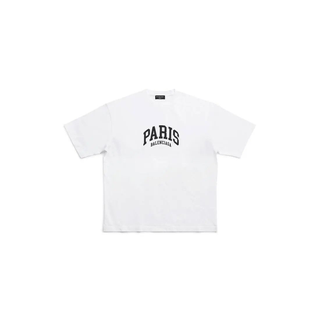 o1mt1gz0924 Cities Paris T-Shirt Medium Fit in White