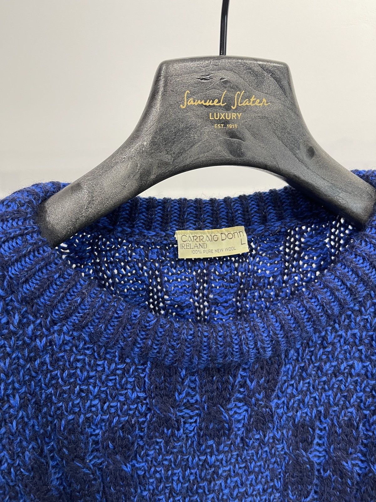 Carraig Donn Vintage Carraig Donn 100% Pure New Wool Sweater Ireland L Size US L / EU 52-54 / 3 - 6 Thumbnail