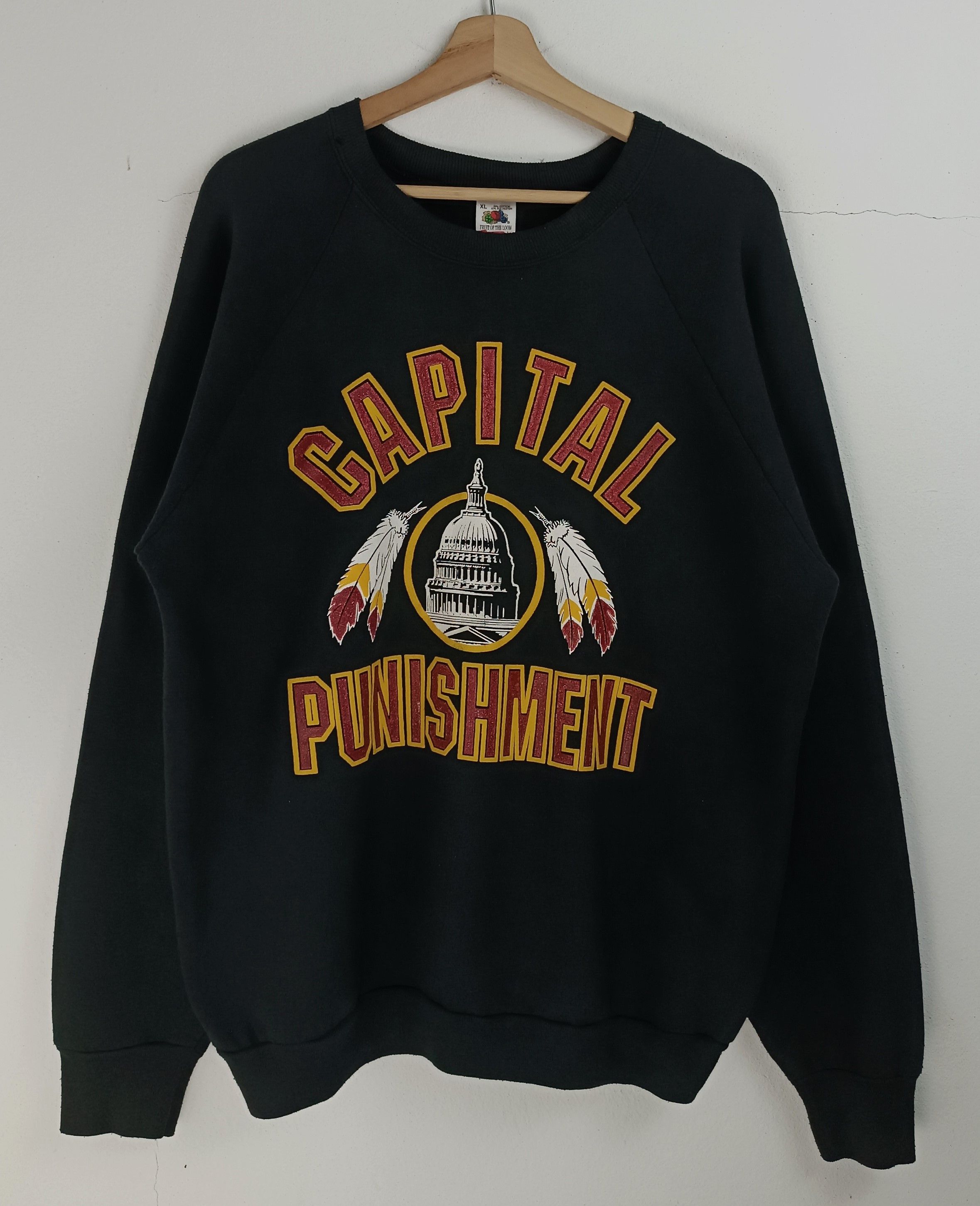 Vintage VINTAGE 90'S CAPITAL PUNISHMENT CREWNECK VERY RARE SWEATER Size US XL / EU 56 / 4 - 3 Thumbnail