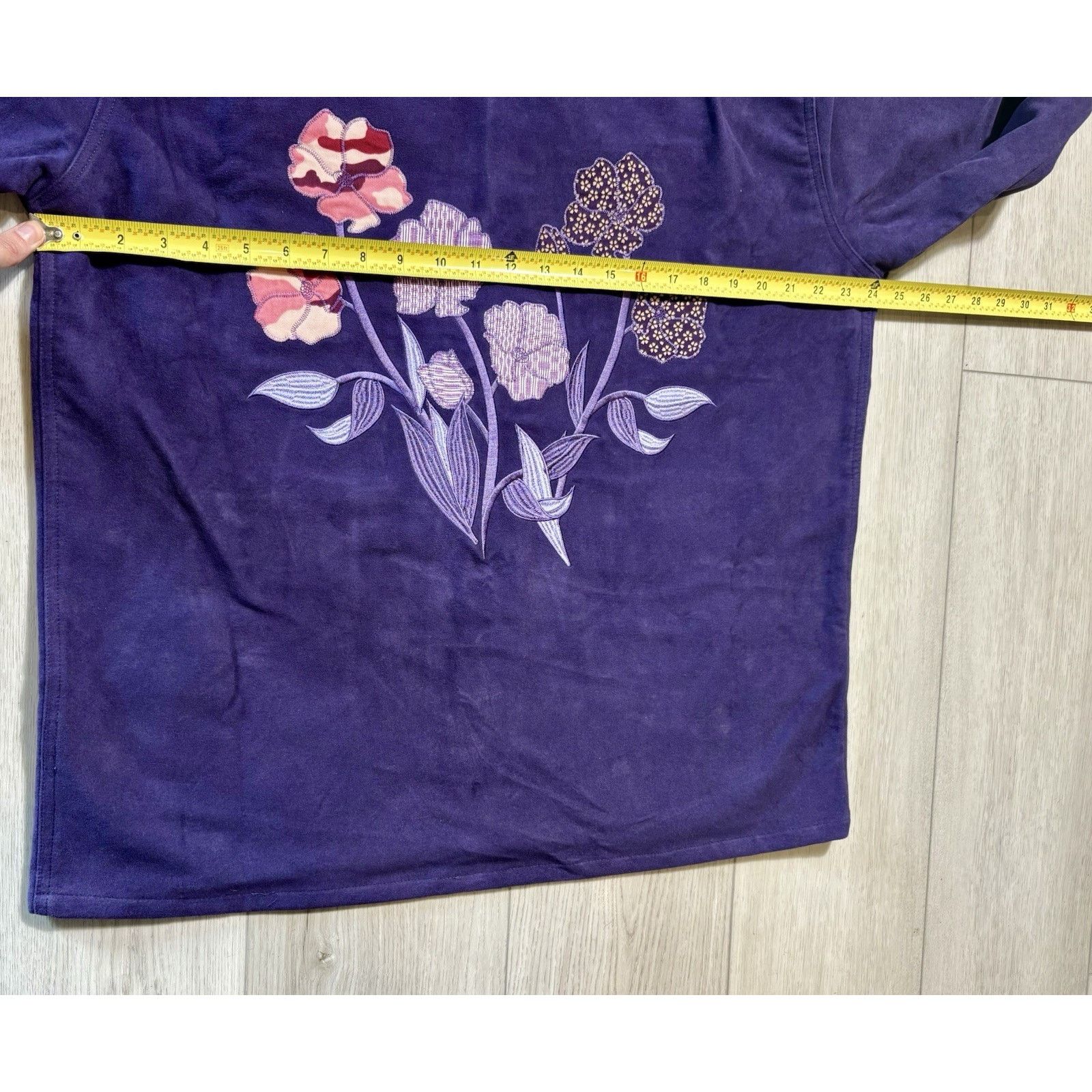 Other No One LA Purple “Respite” Floral Shirt Jacket Men’s XL RARE Size US XL / EU 56 / 4 - 20 Thumbnail