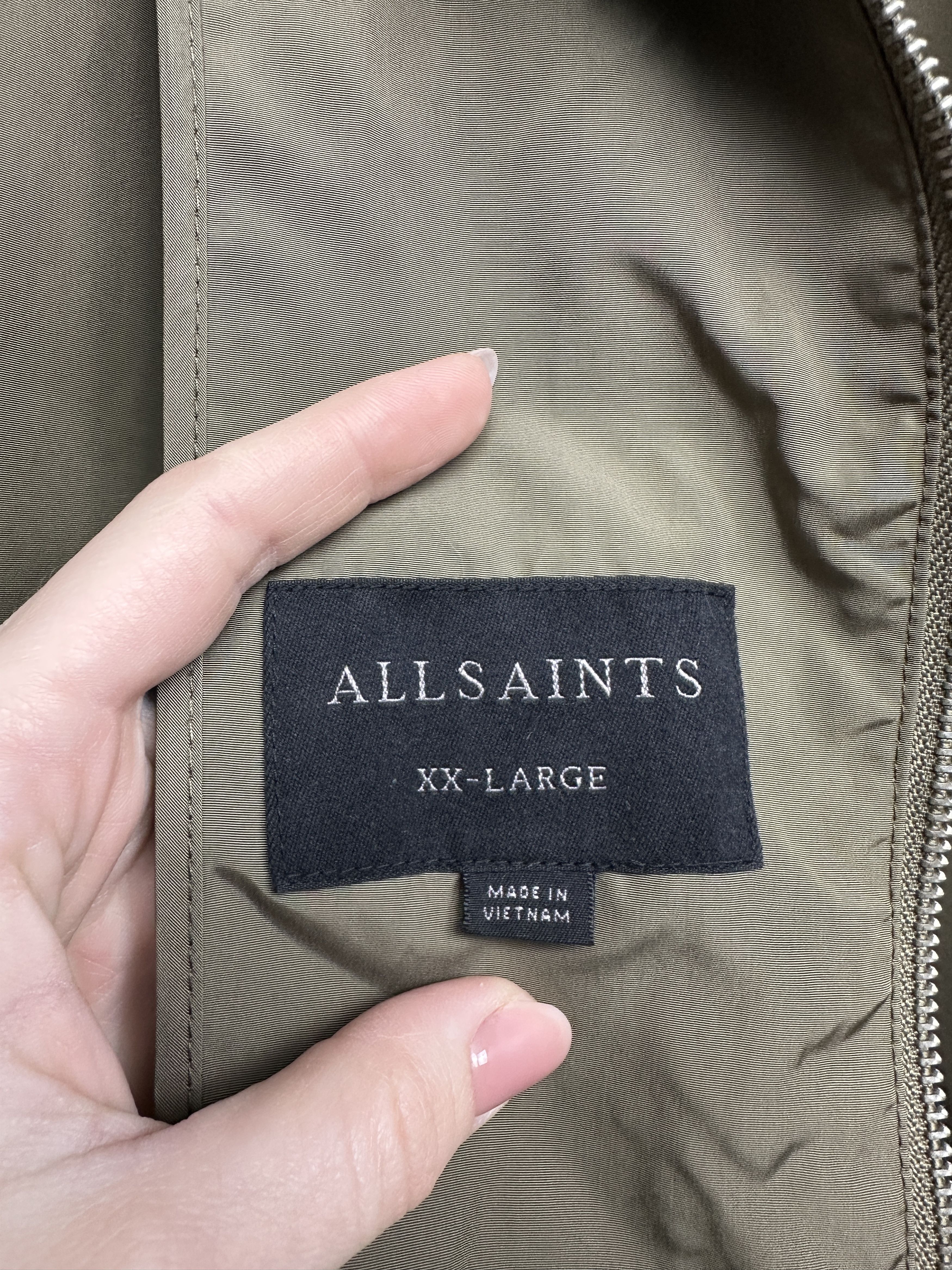 Allsaints Allsaints Mens Nylon Windbreaker Jacket Size US XXL / EU 58 / 5 - 5 Thumbnail