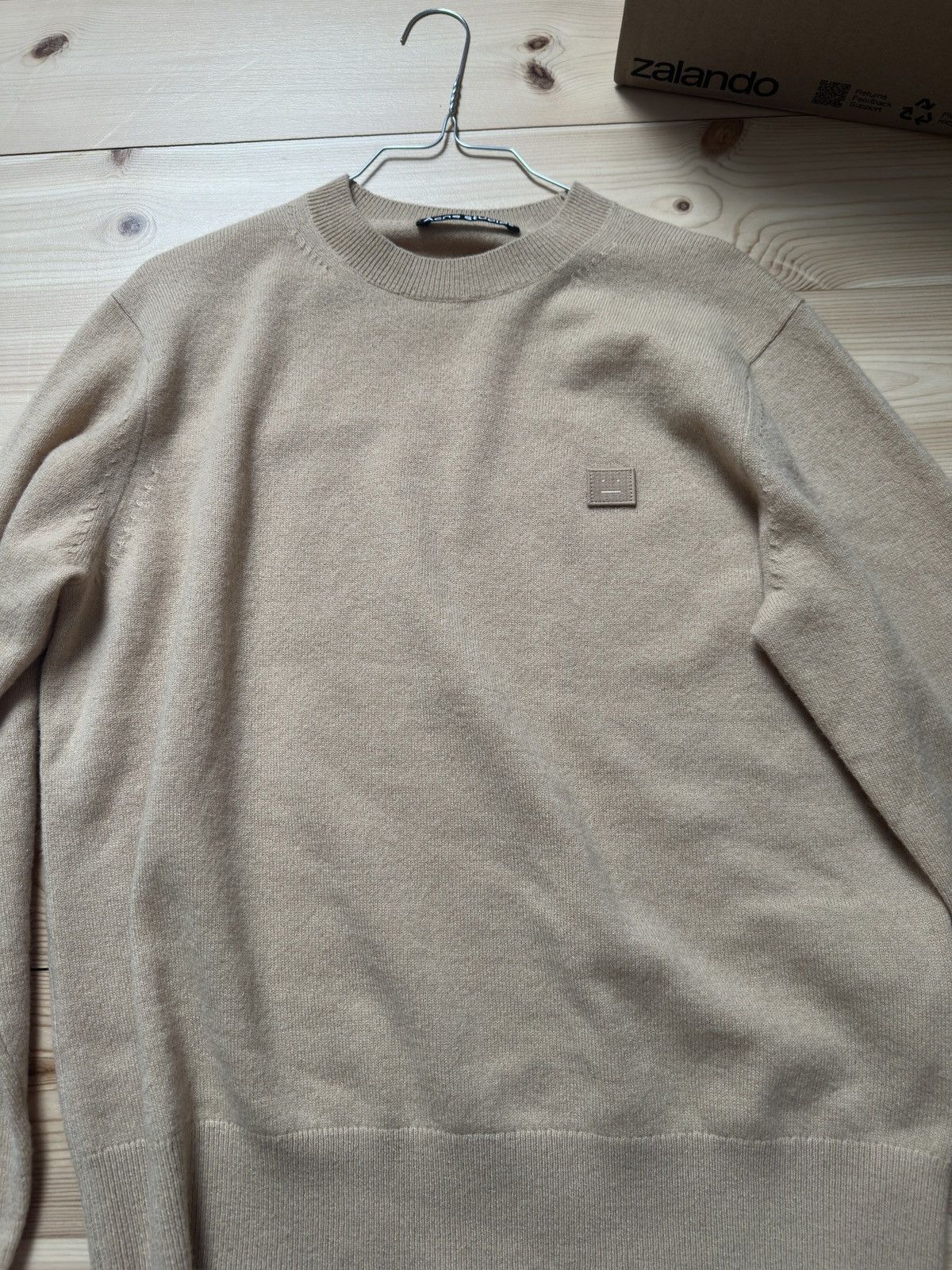Acne Studios Acne studios Crew Neck Knit Jumper Biscuit Melange Size US S / EU 44-46 / 1 - 1 Thumbnail