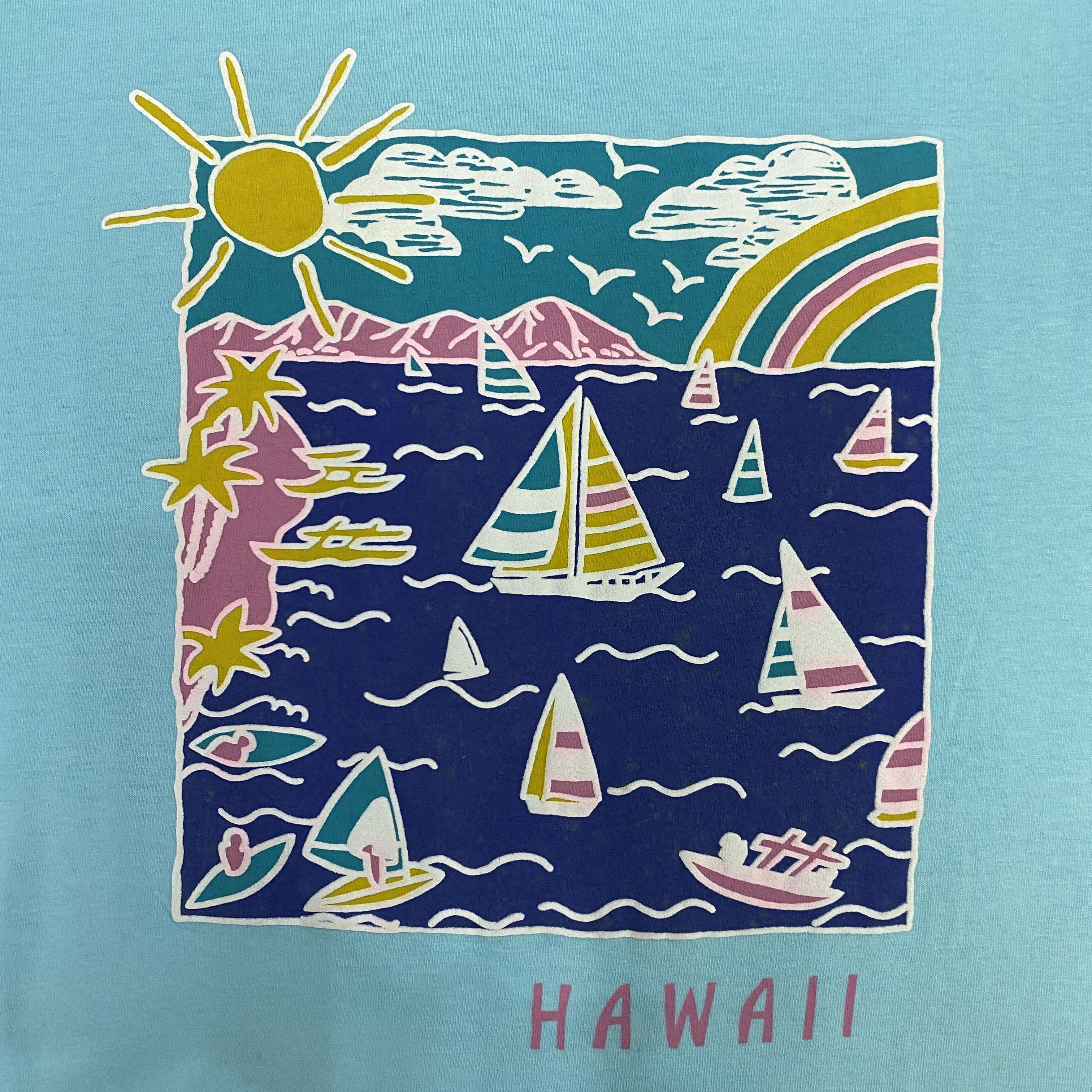 Vintage Vintage Sailboats Hawaii TShirt - J030 Size US M / EU 48-50 / 2 - 5 Thumbnail