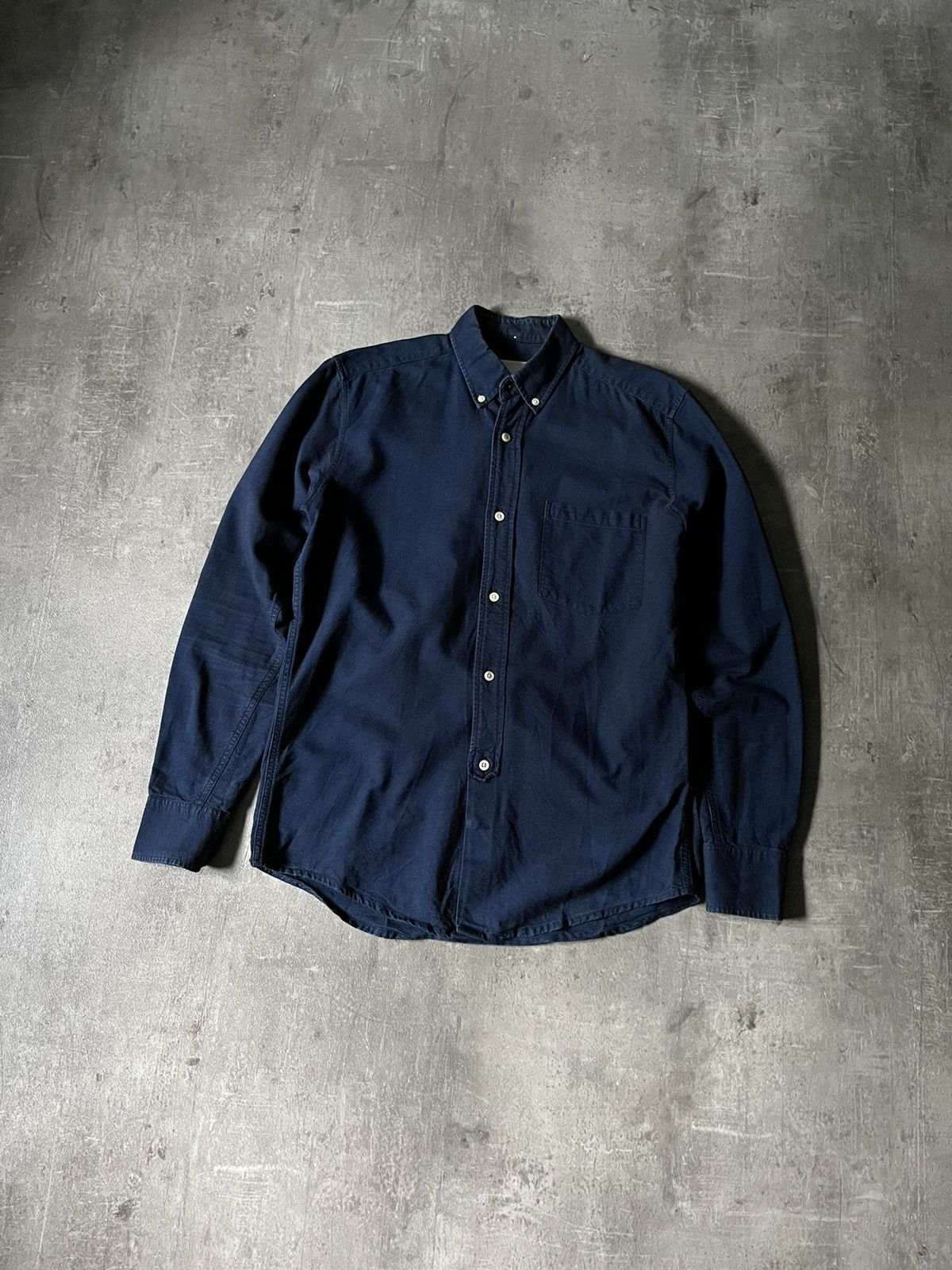 Our Legacy Our Legacy rinse wash button up shirt jeans navy Size US S / EU 44-46 / 1 - 1 Thumbnail