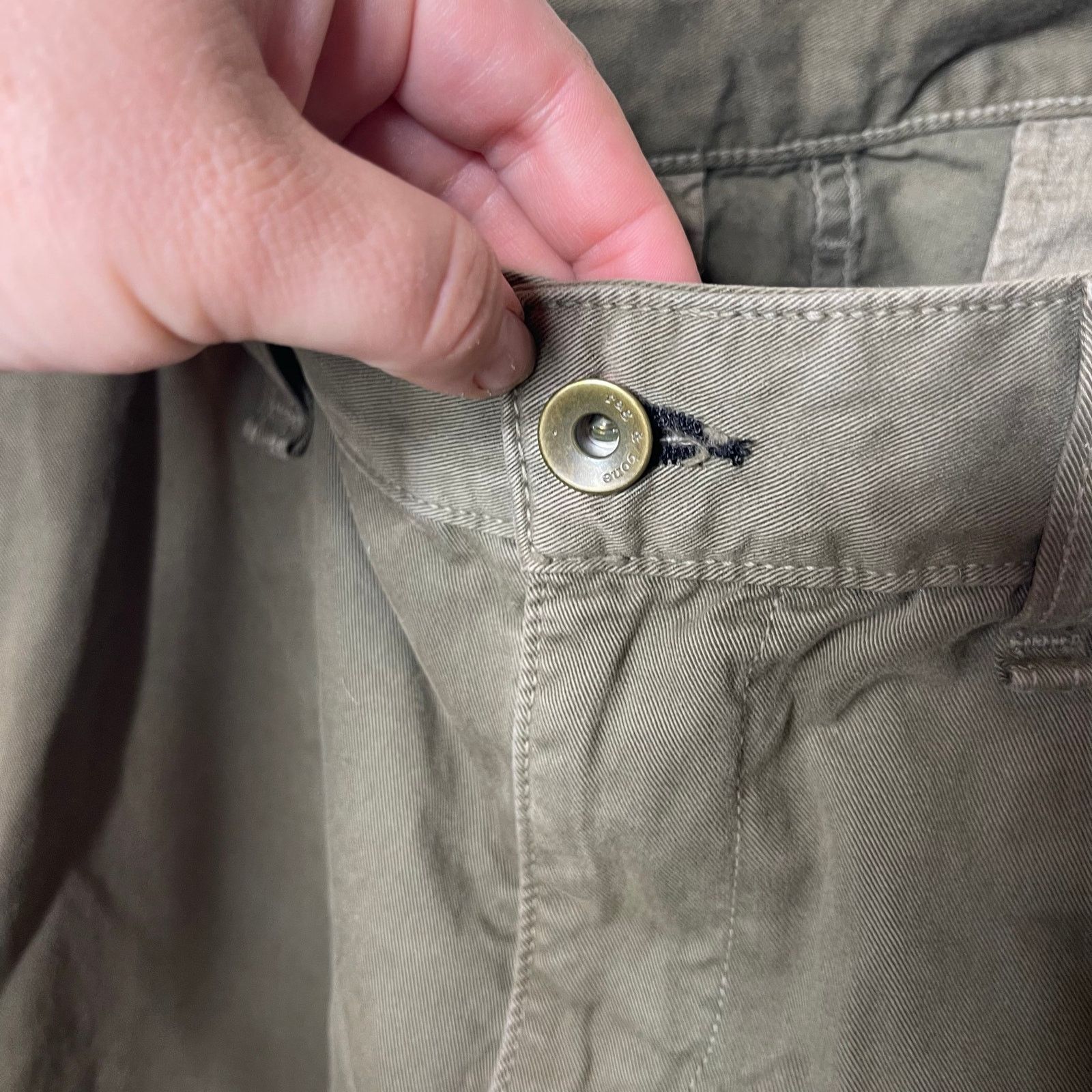 Rag & Bone Rag & Bone Standart Issue green chino pants sz 33x34 Size US 33 - 9 Thumbnail