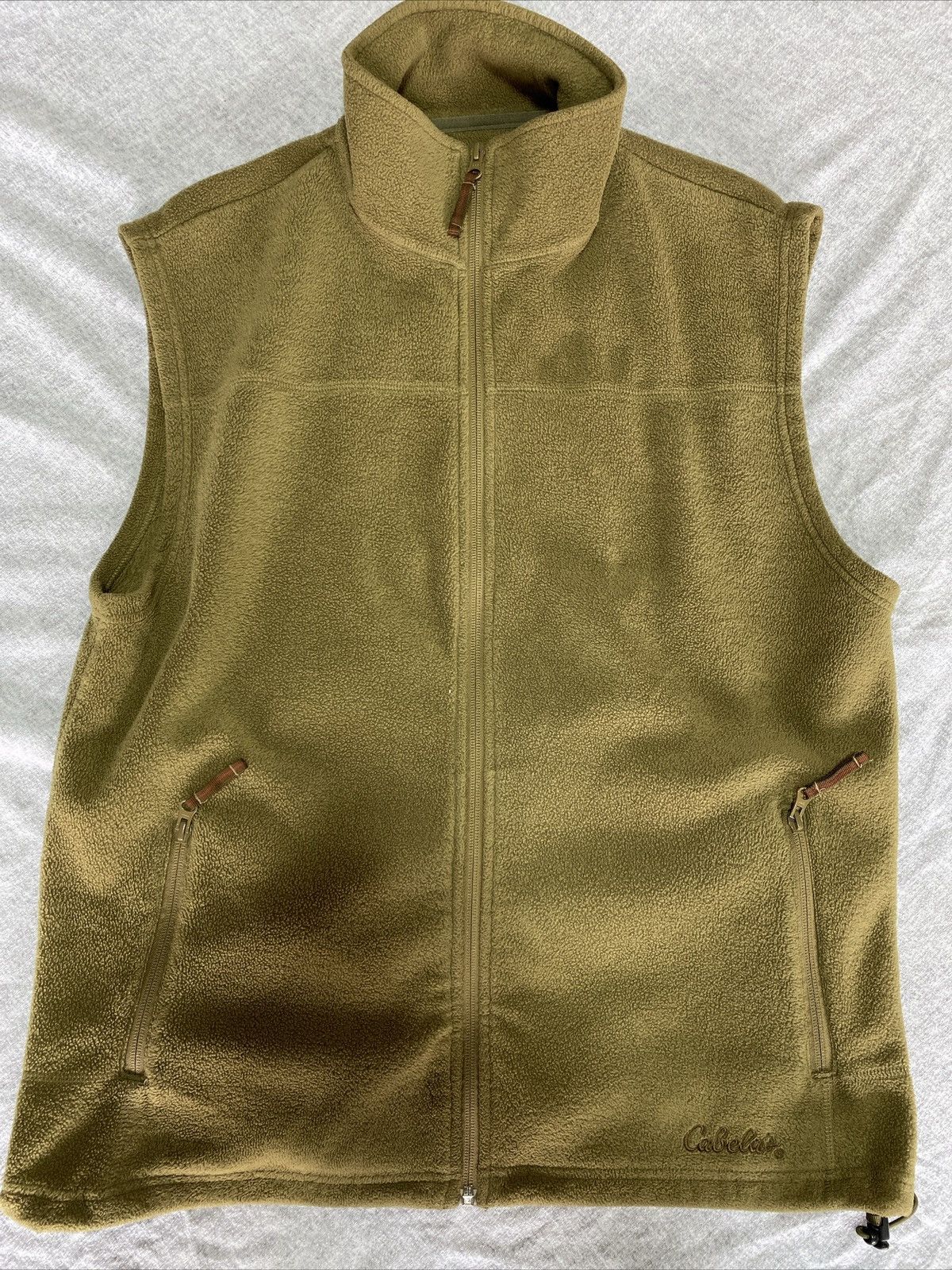 Cabelas Cabelas Vest Mens Large Tall Green Fleece Outdoors Nature Grailed