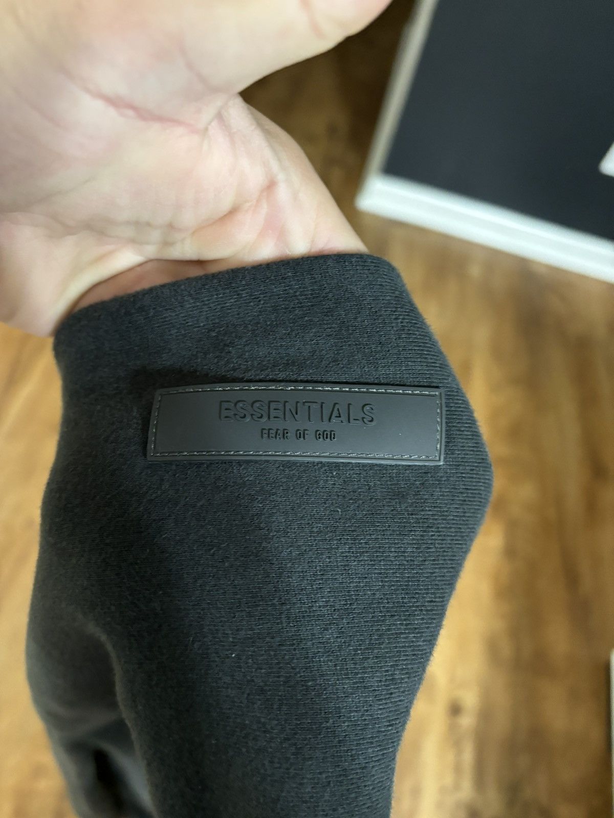 Essentials Fear of God Essentials FW23 Jet Black Hoodie Size US XL / EU 56 / 4 - 3 Thumbnail