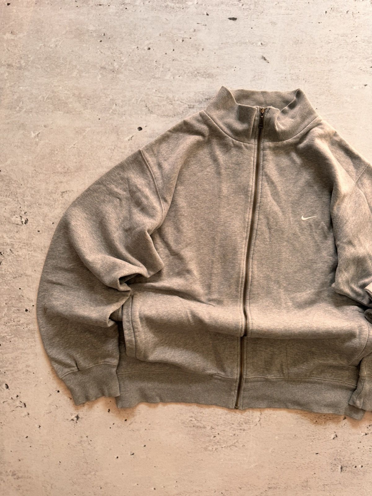 Nike × Vintage NIKE VINTAGE CENTER LOGO OVERSIZE BOXY ZIP HOODIE Size US L / EU 52-54 / 3 - 4 Thumbnail