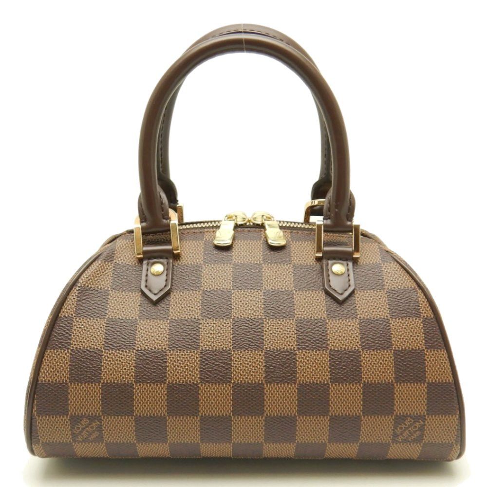 Louis Vuitton Damier Rivera Mini Ebene Handbag Brown