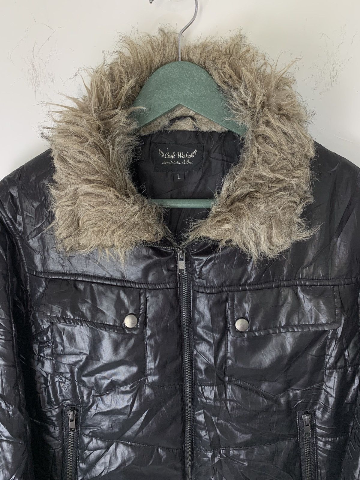 Le Grande Bleu (L.G.B.) Fur jacket puffer craft works tornadomart inspired Size US M / EU 48-50 / 2 - 5 Thumbnail