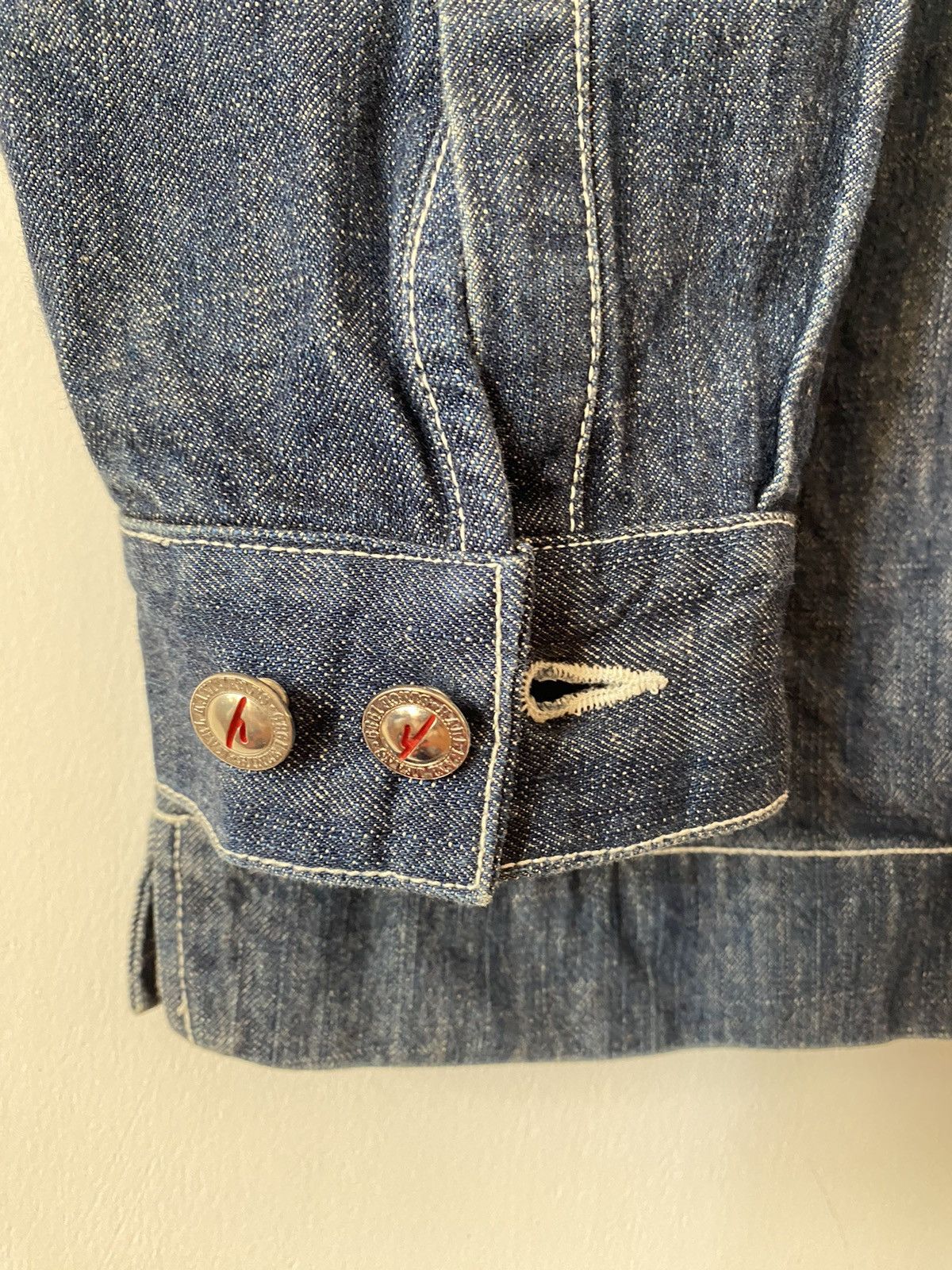 Karl Kani × Vintage Karl Kani Vintage Denim Jacket Rare Hype 90s Rap 2pac Size US XL / EU 56 / 4 - 2 Thumbnail