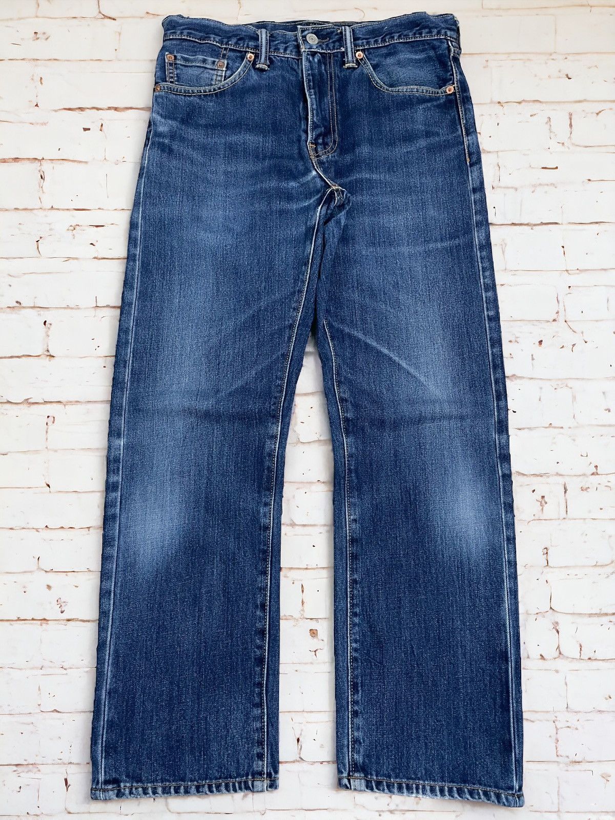 Levi's × Vintage Levis 505 Blue Washed Distressed Denim Size US 30 / EU 46 - 1 Thumbnail