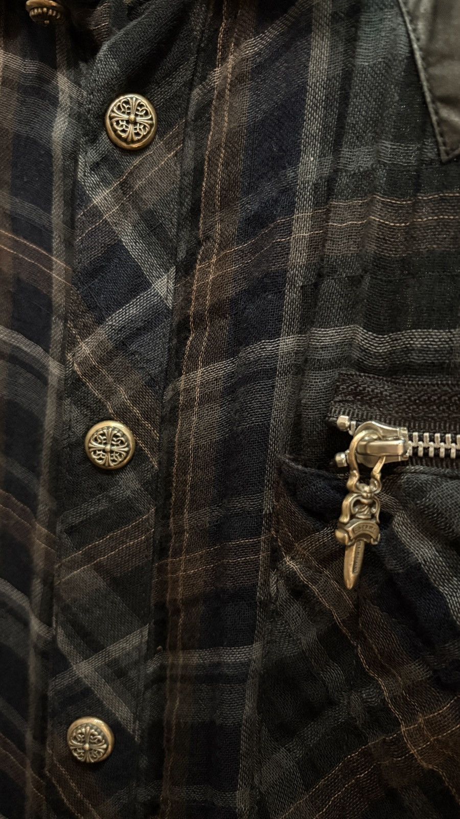 Chrome Hearts Chrome Hearts Flannel Shirt M Size US M / EU 48-50 / 2 - 8 Thumbnail