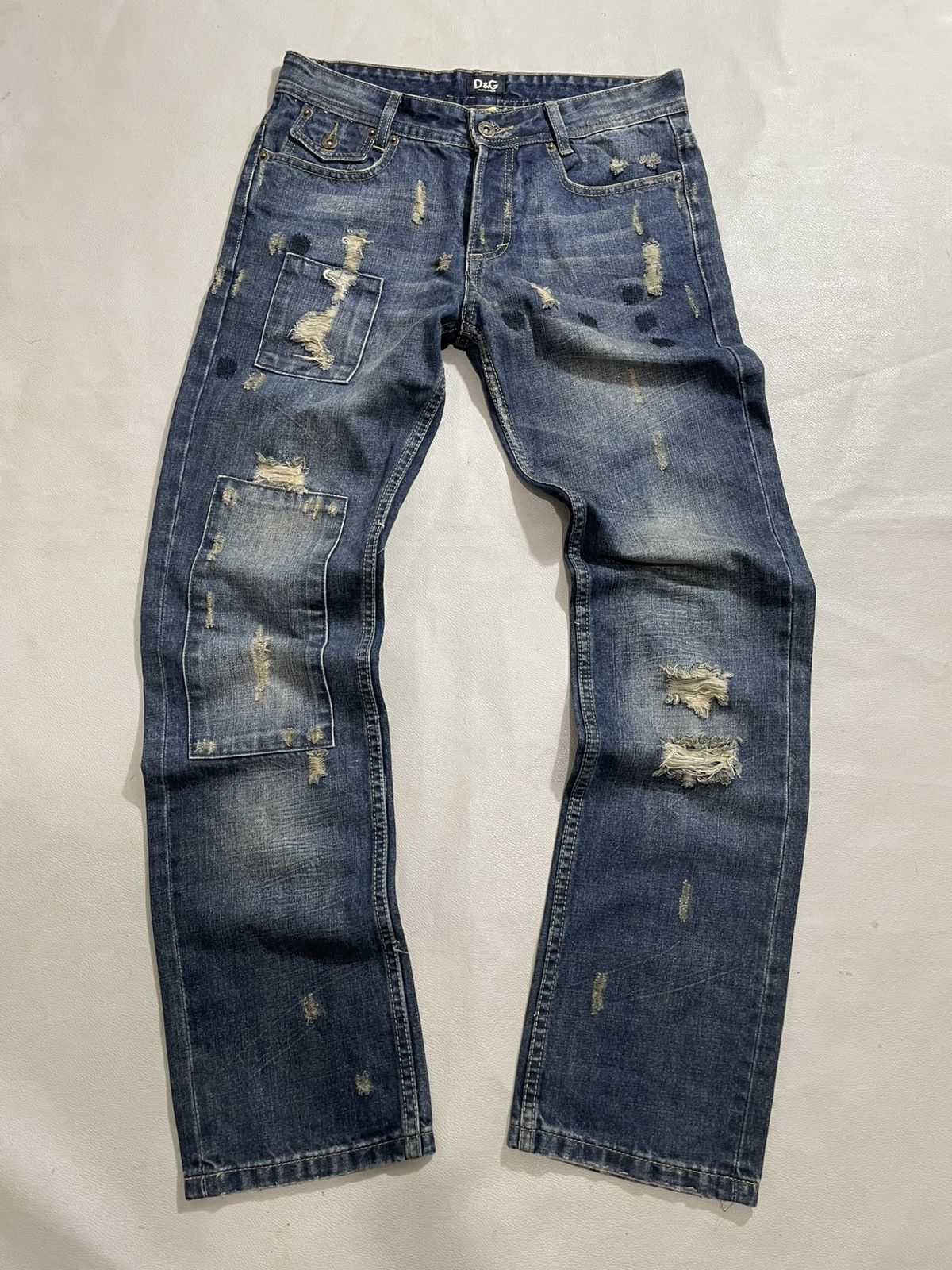 Dolce & Gabbana Distressed Jeans Pants